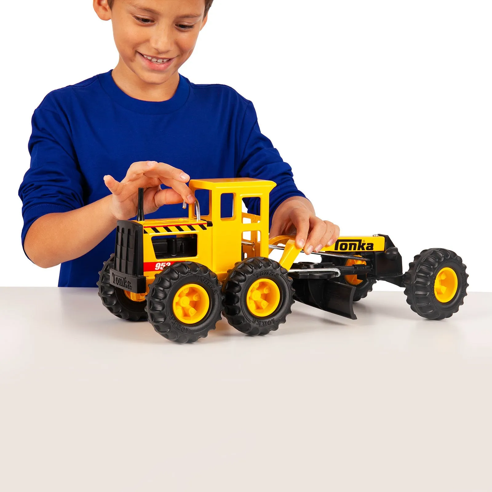 Tonka Steel Classics Road Grader - Image 3