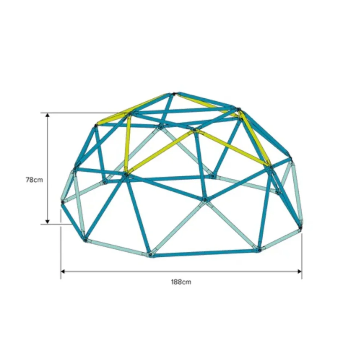 TP 1.9 m Metal Climbing Dome & Sandpit - Image 8