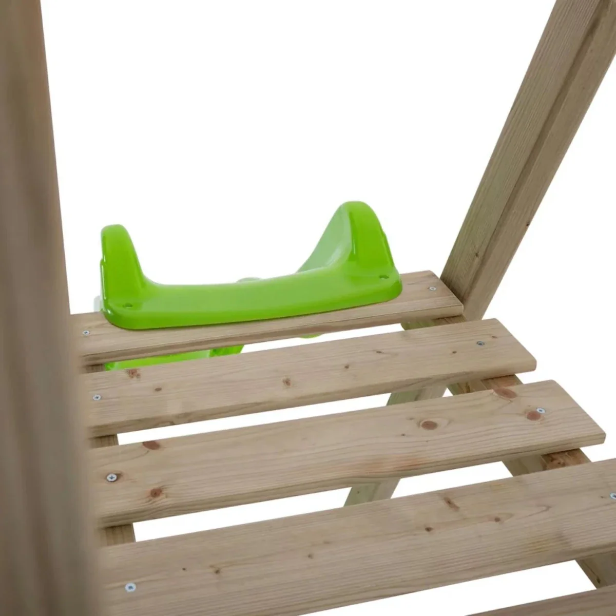 TP Forest Multiplay Wooden Double Swing Set & Slide - Image 2