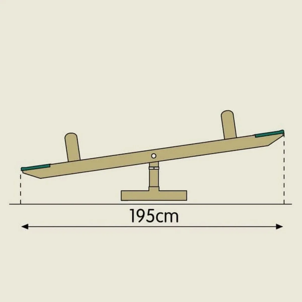 TP Forest Wooden Seesaw - Image 3