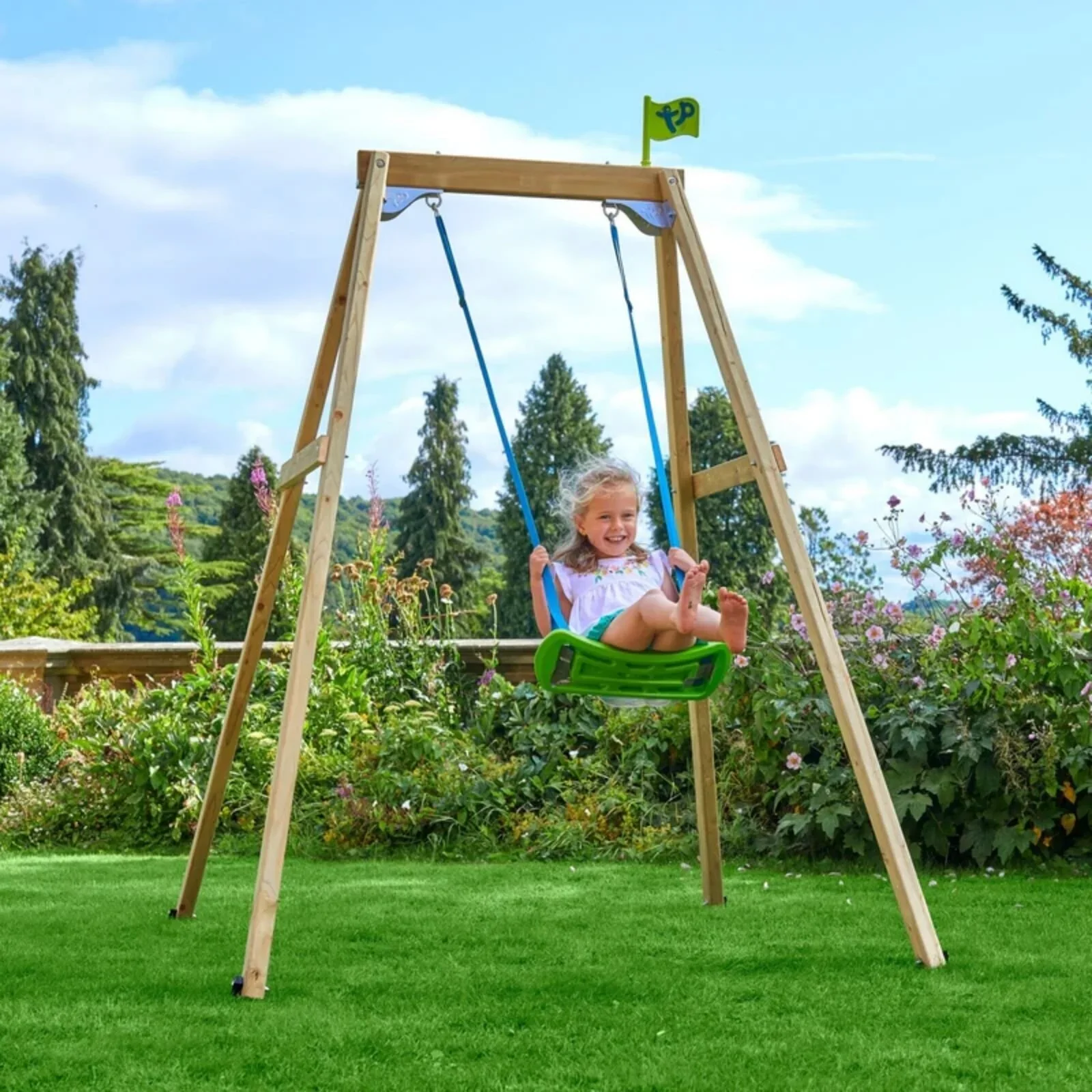 TP Forest Wooden Single Swing - Image 2