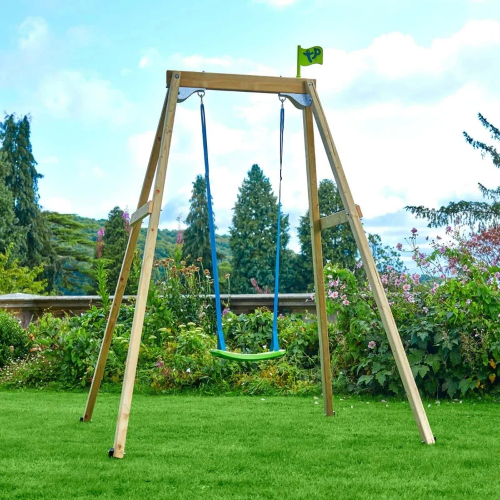 TP Forest Wooden Single Swing - Image 3
