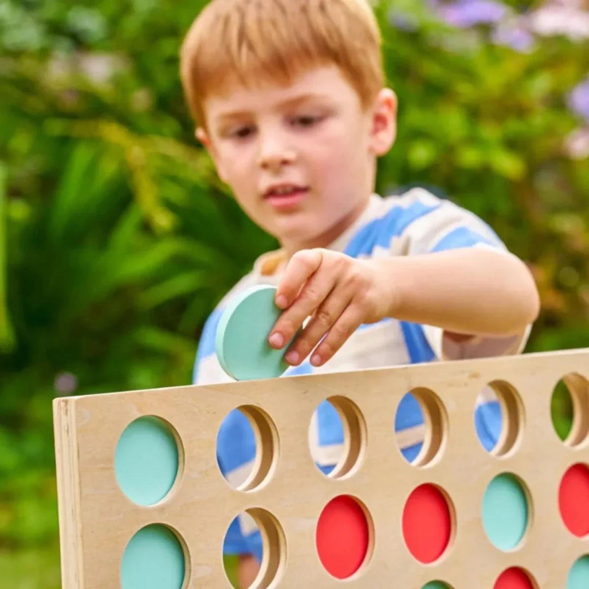 TP Giant Wooden 4-in-1 Row Game - Image 7