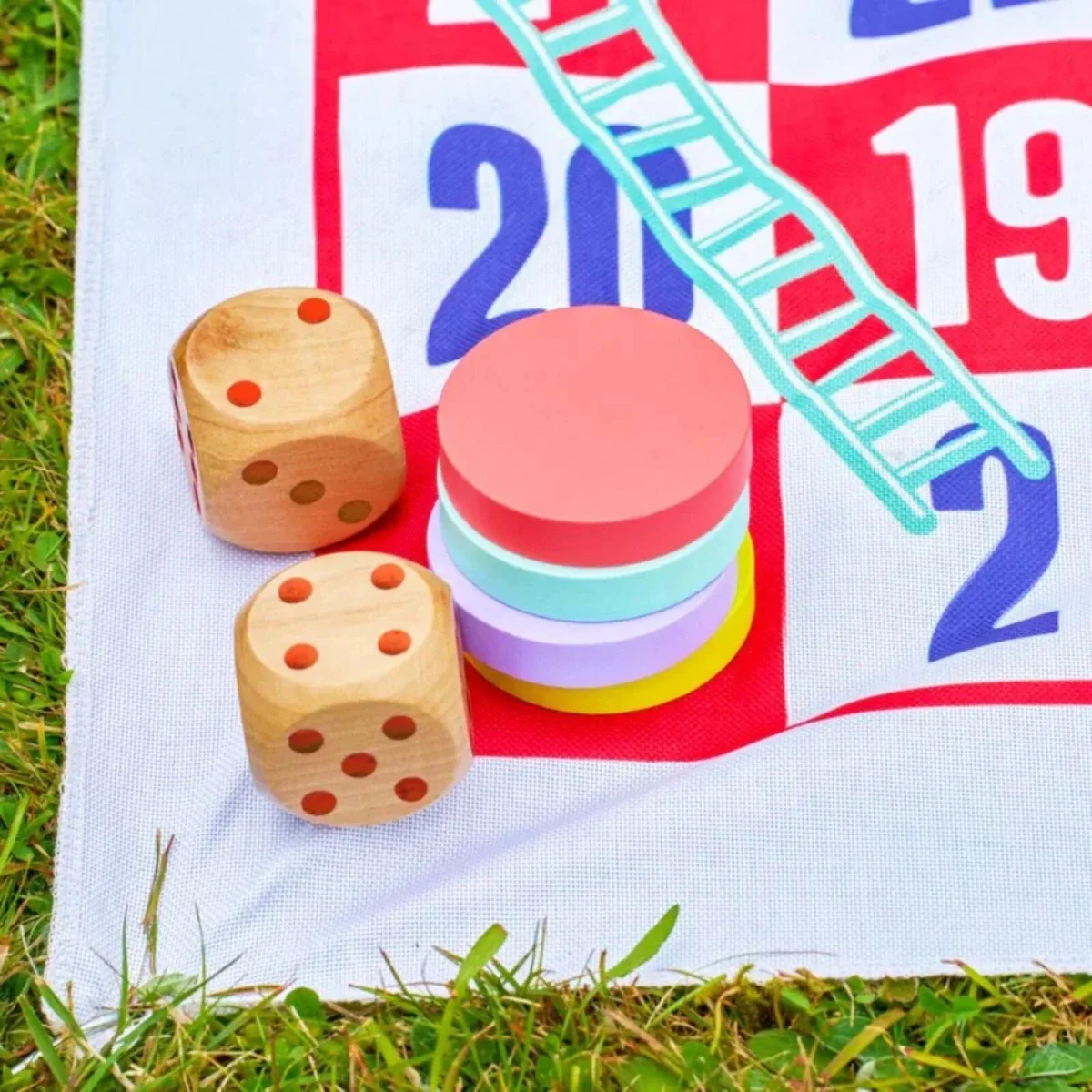 TP Wooden Giant Snakes & Ladders Game - Image 4