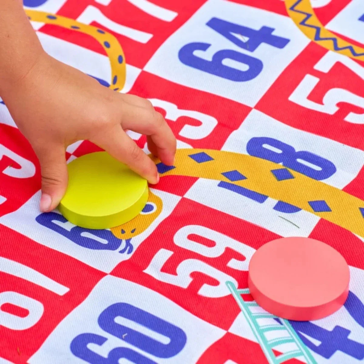 TP Wooden Giant Snakes & Ladders Game - Image 8