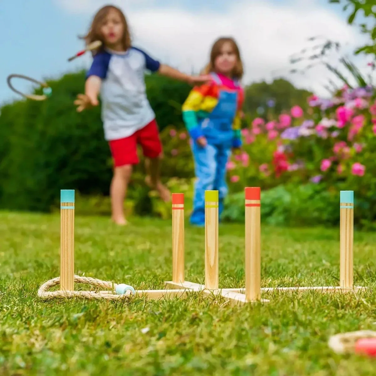 TP Wooden Ring Toss Game - Image 3