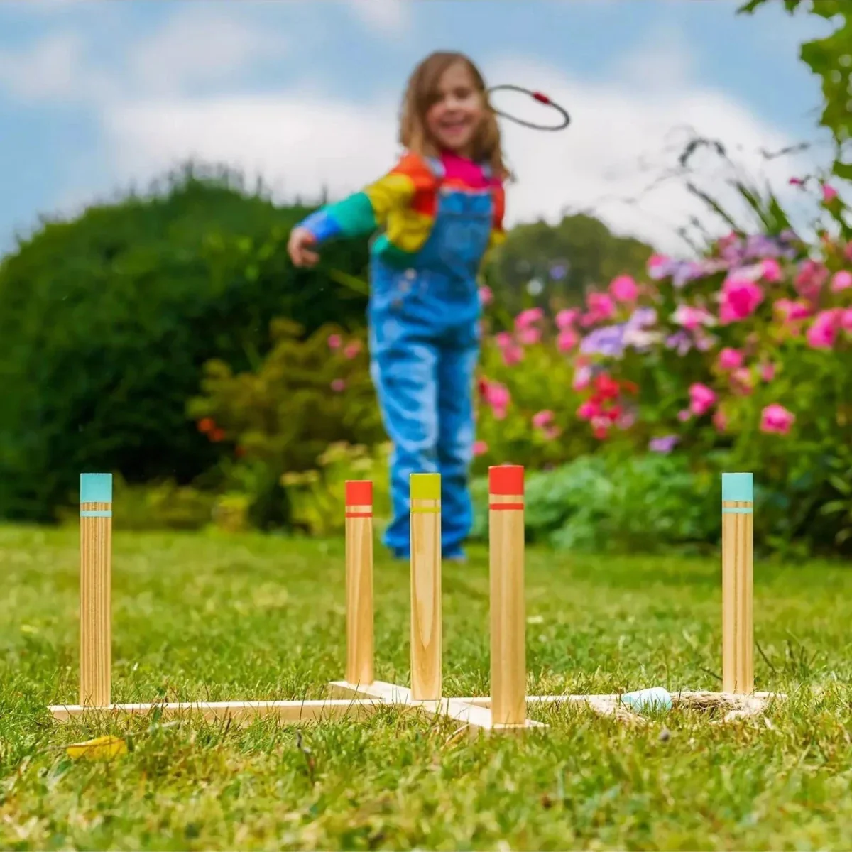 TP Wooden Ring Toss Game - Image 7