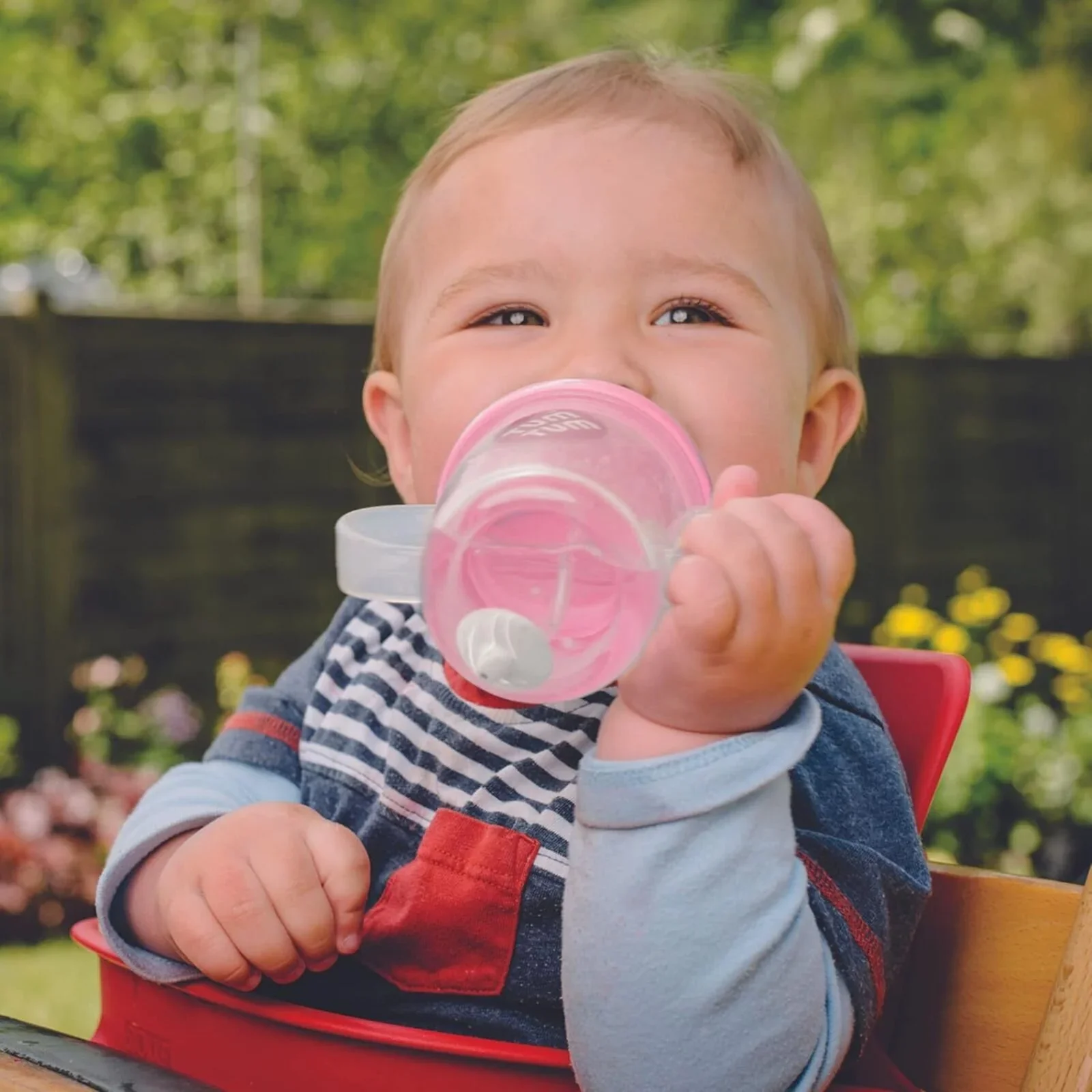 TUM TUM Betsy Bear Tippy Up Cup - Pink - Image 6