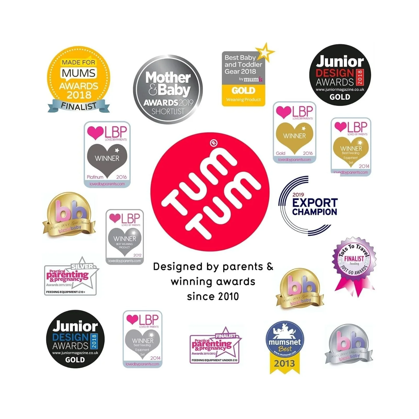 TUM TUM Nesting Snack Pots Pack of 4 - Felicity Fox - Image 5