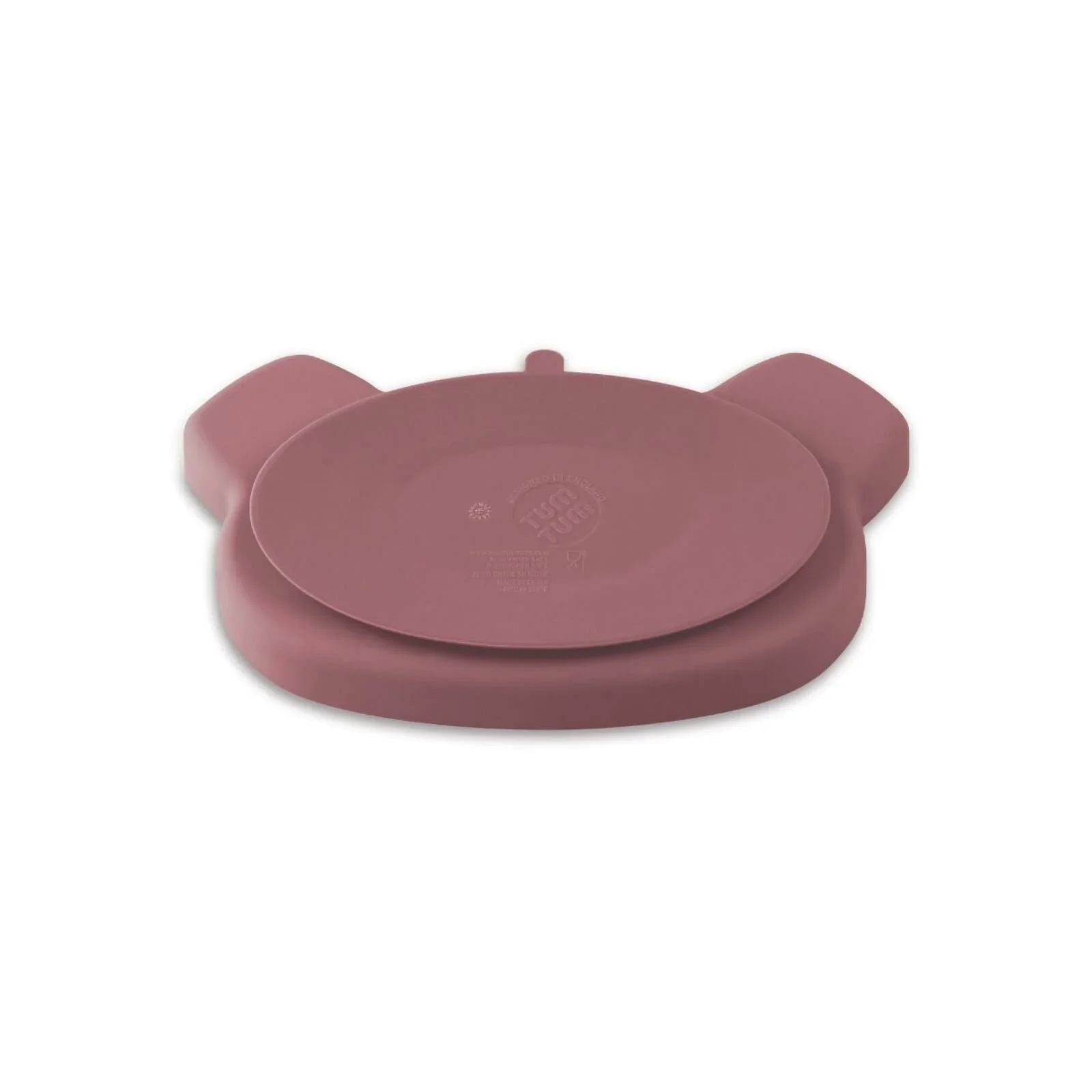 TUM TUM Silicone Weaning Bowl & Spoon Set Betsy Bear - Pink - Image 3
