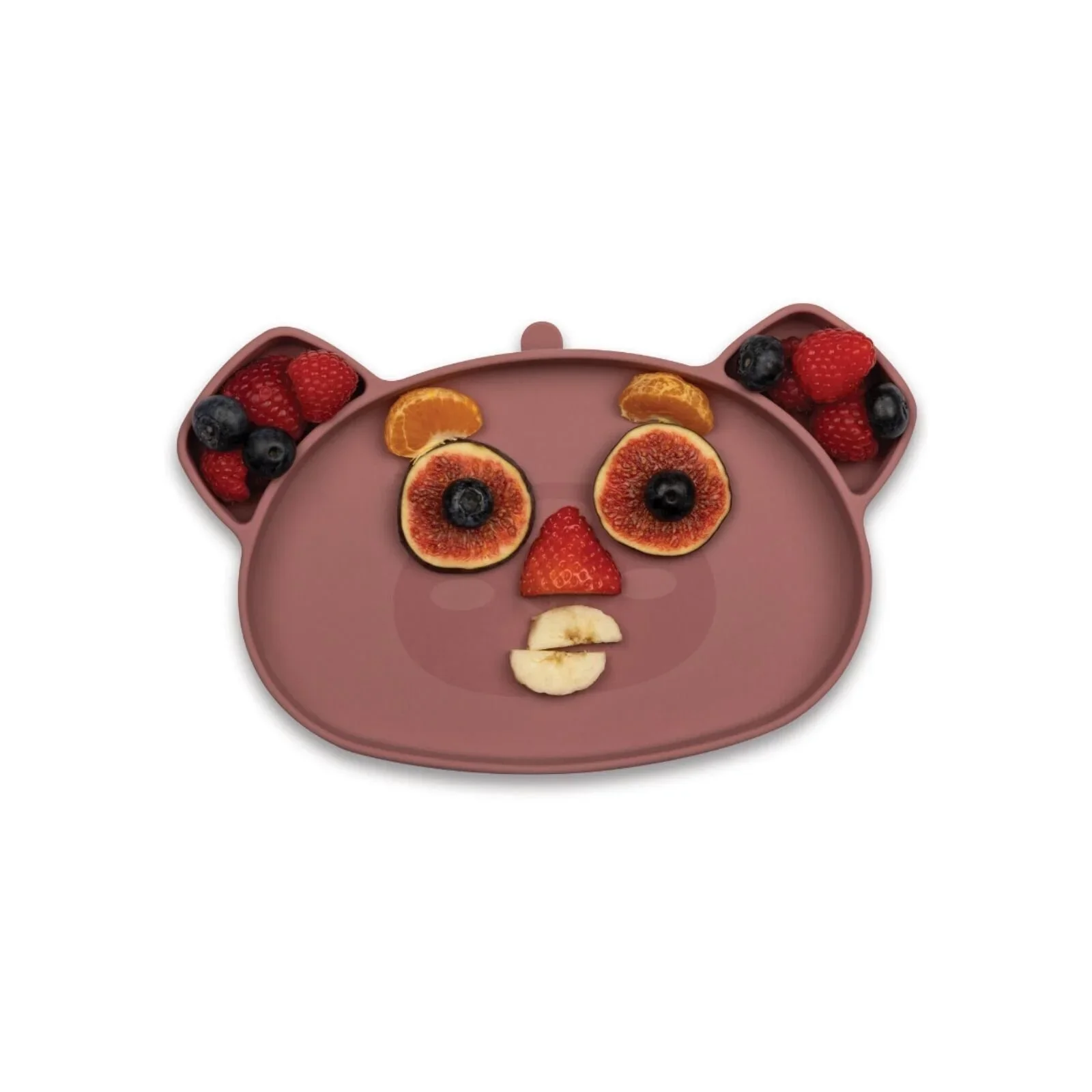 TUM TUM Silicone Weaning Bowl & Spoon Set Betsy Bear - Pink - Image 5