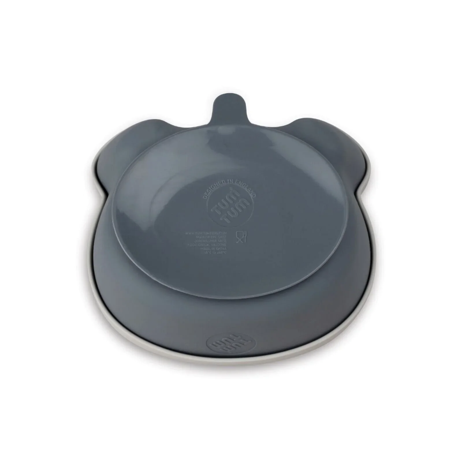 TUM TUM Silicone Weaning Bowl & Spoon Set Kev Koala - Grey - Image 4