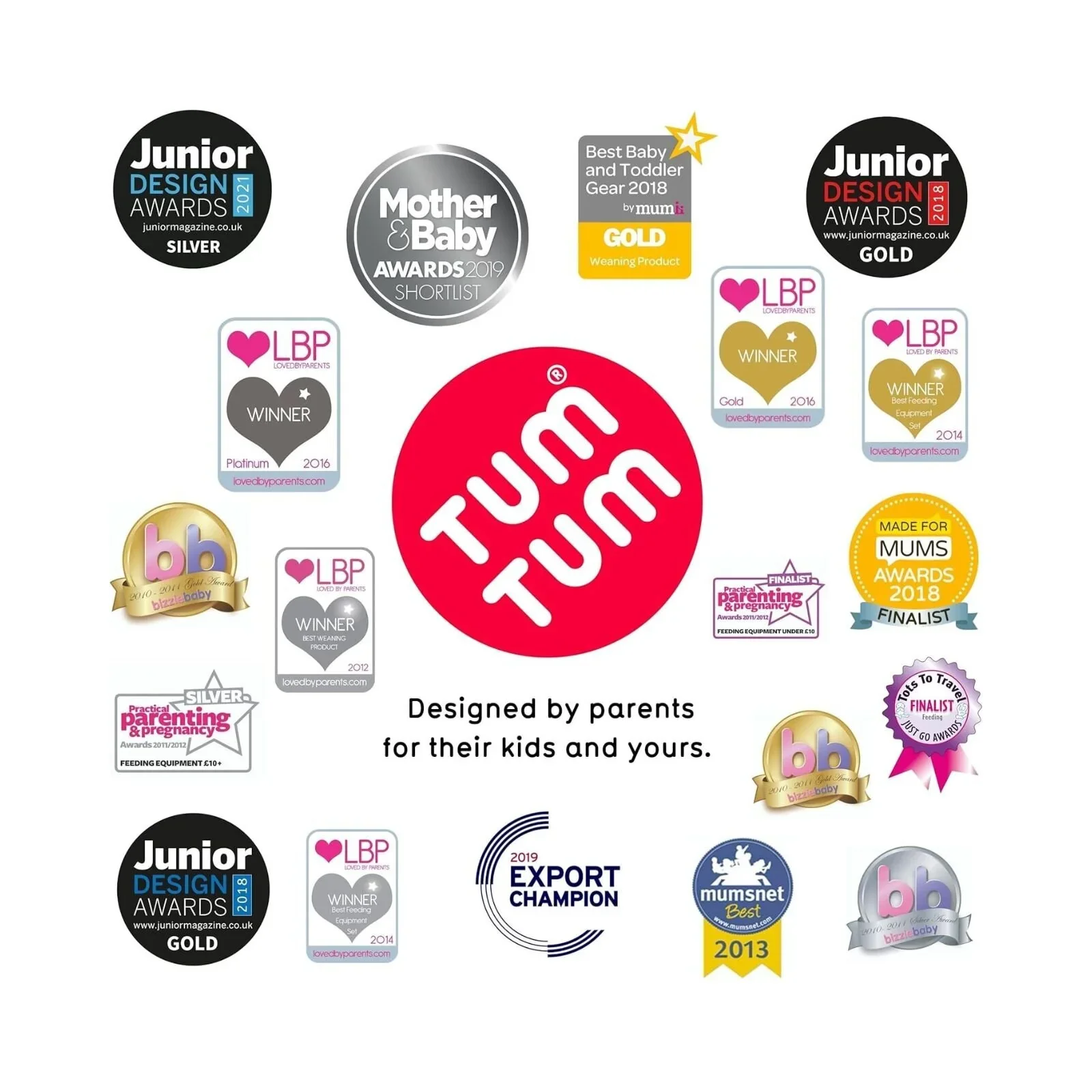 TUM TUM Thermal Food Flask with Magnetic Spork - Ladybird - Image 6
