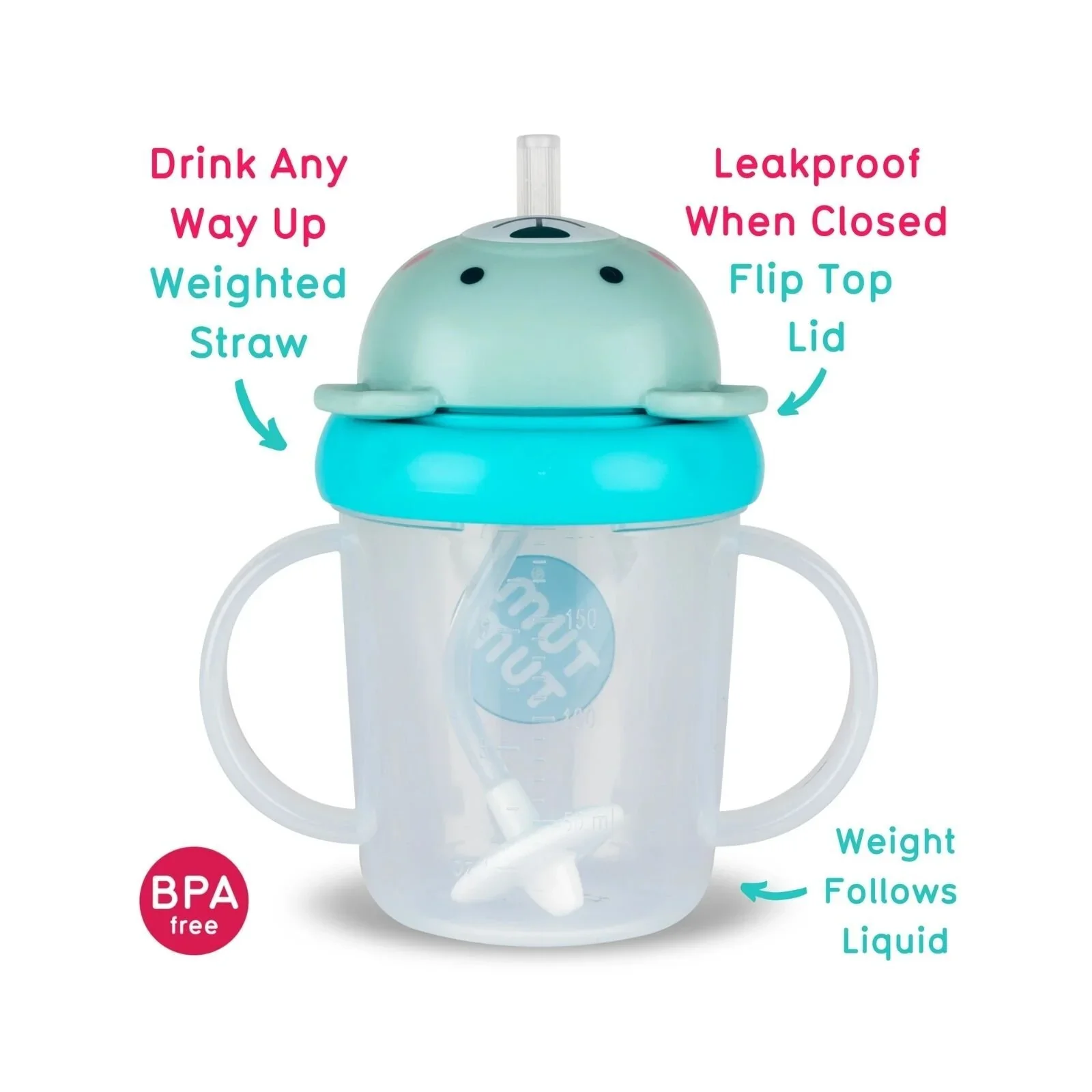 TUM TUM Tippy Up Cup - Boris Bear - Image 2