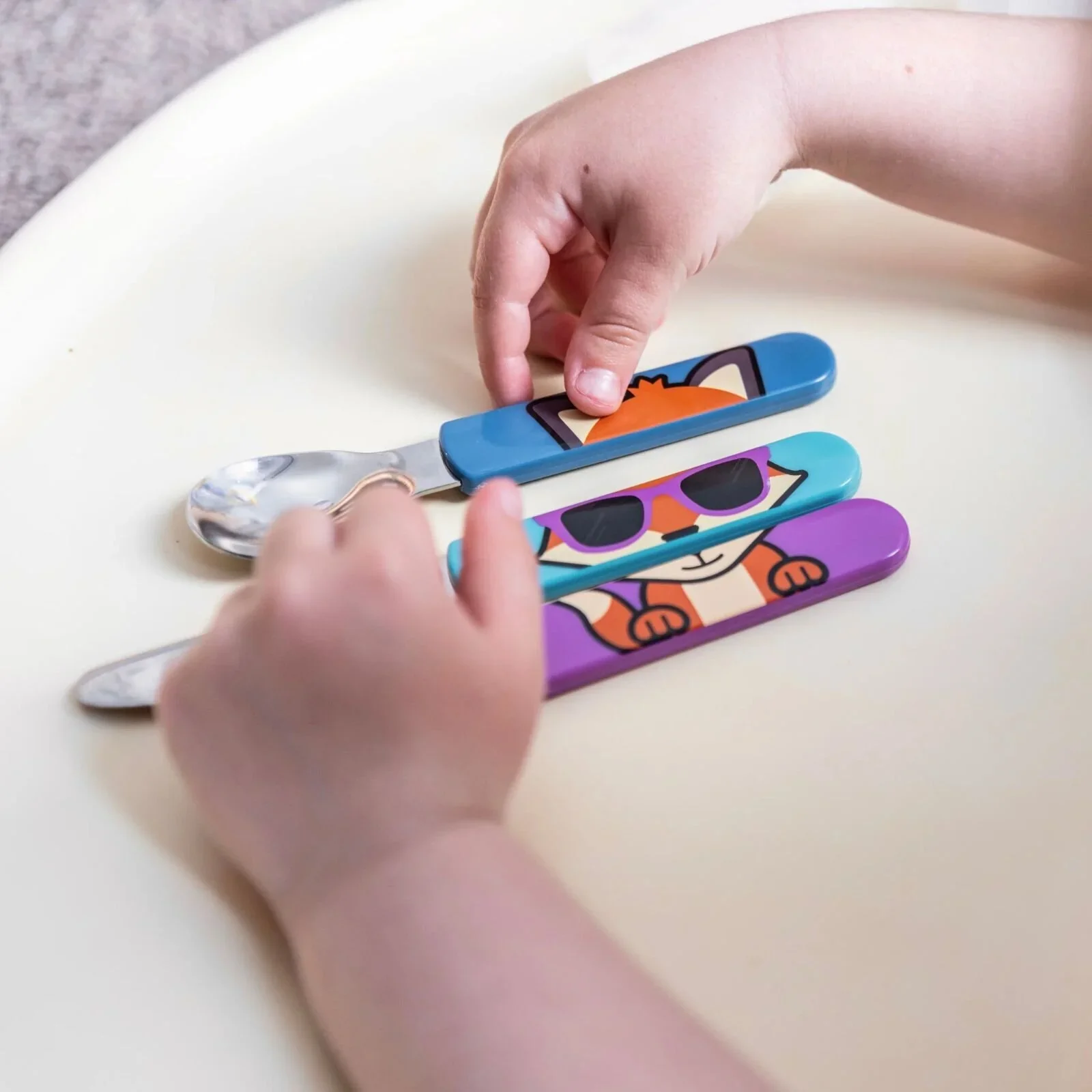 TUM TUM Travel Cutlery Set with Case - Felicity Fox - Image 6