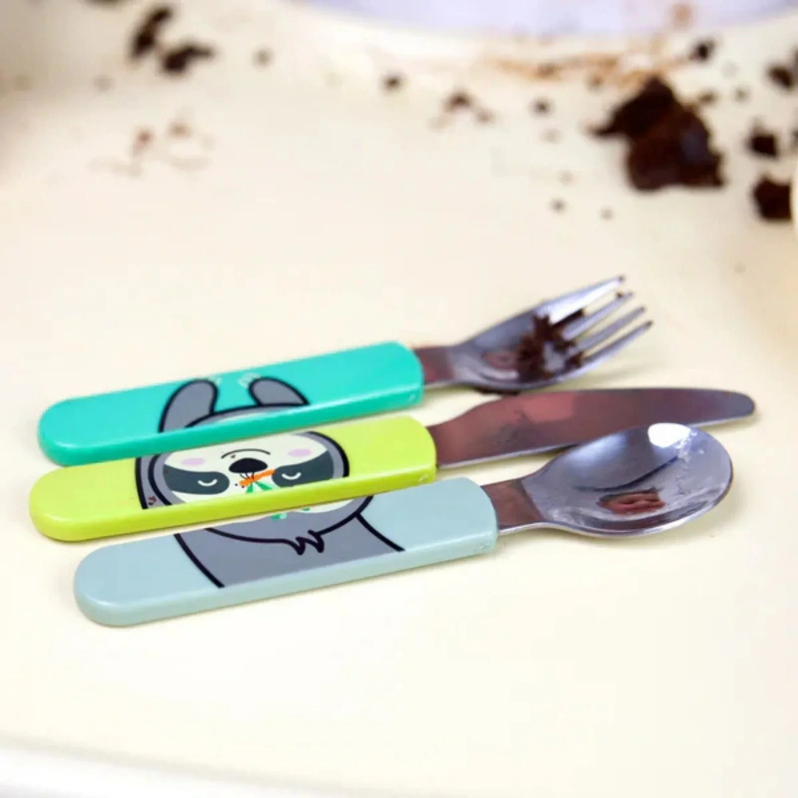 TUM TUM Travel Cutlery Set with Case - Stanley Sloth - Image 5