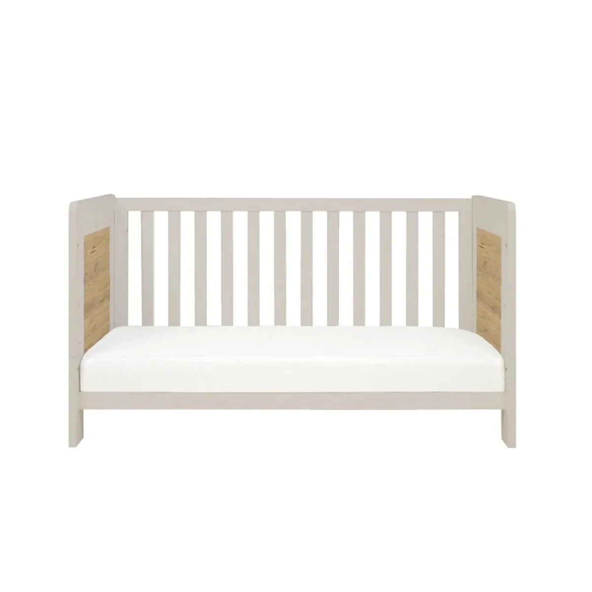 Tutti Bambini Alba Cot Bed - White Sand / Distressed Oak - Image 9