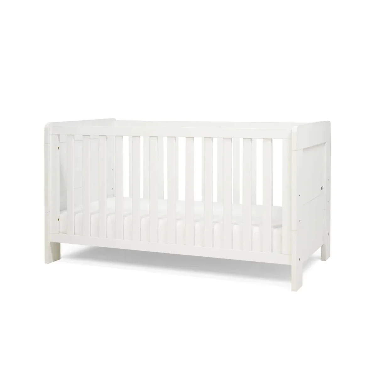 Tutti Bambini Alba Mini Cot Bed - Essentials White - Image 2