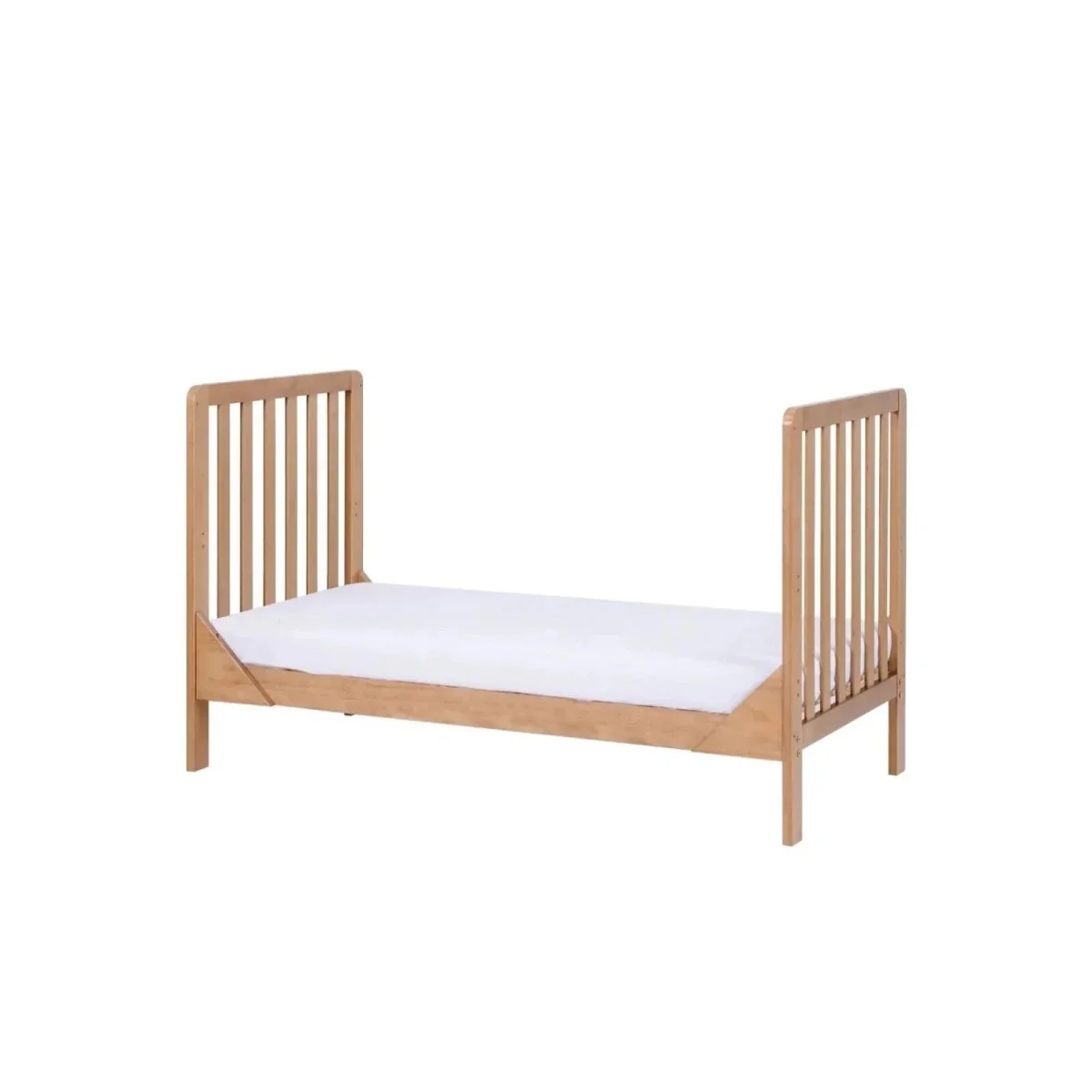 Tutti Bambini Malmo Cot Bed with Rio 2 pcs Furniture Set - Dove Grey/Honey Oak - Image 10