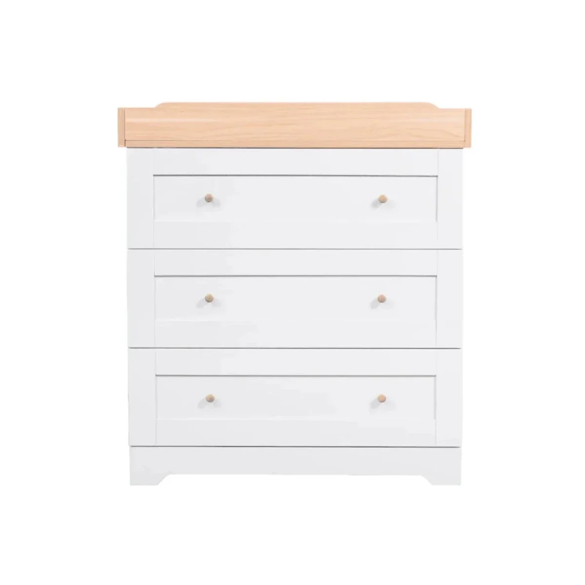 Tutti Bambini Malmo Cot Bed with Rio 3 pcs Furniture Set - Dove Grey/Honey Oak - Image 13