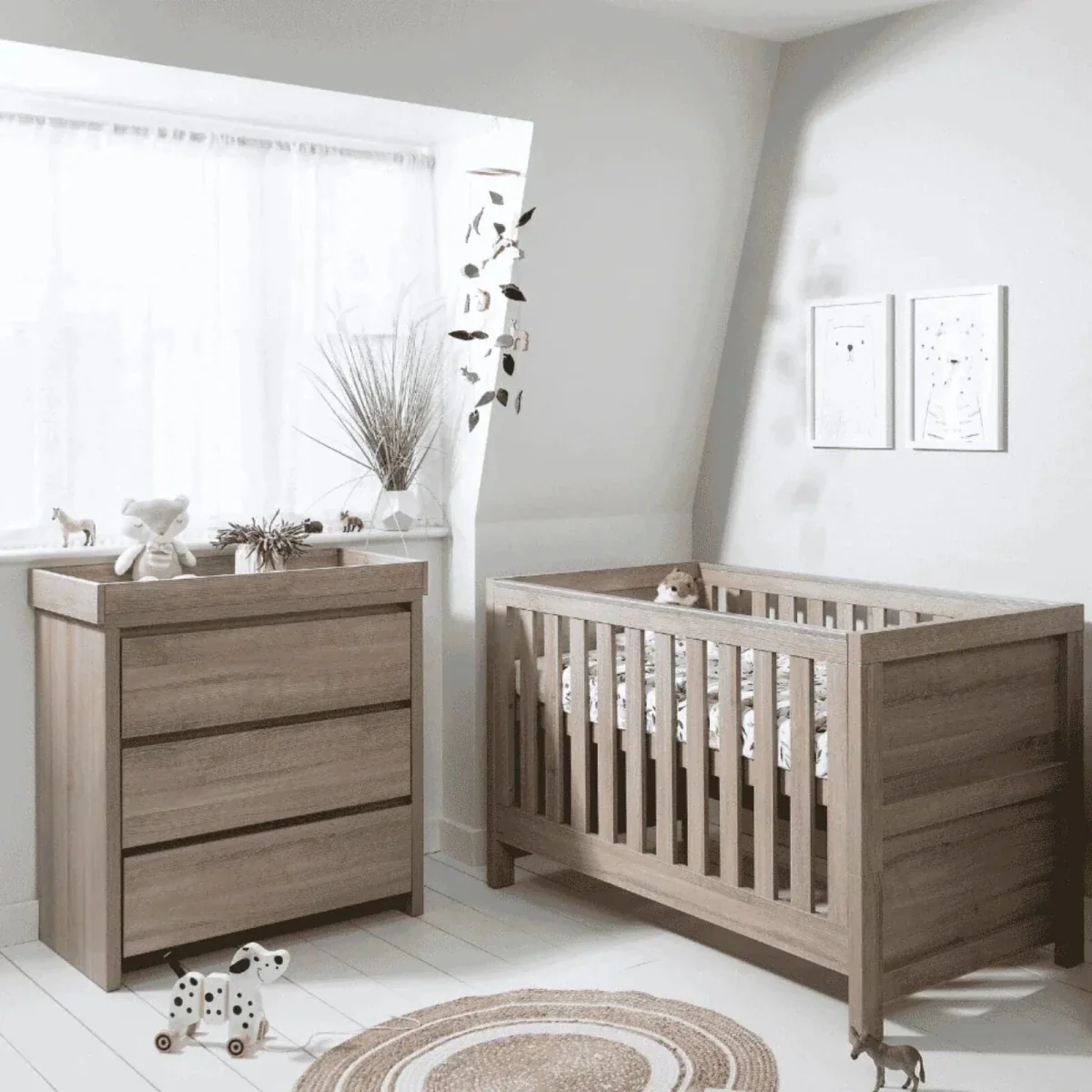 Tutti Bambini Modena 2 pcs Room Set - Oak - Image 16