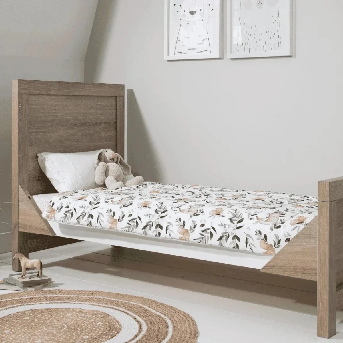 Tutti Bambini Modena 3 pcs Room Set - White/Oak - Image 16