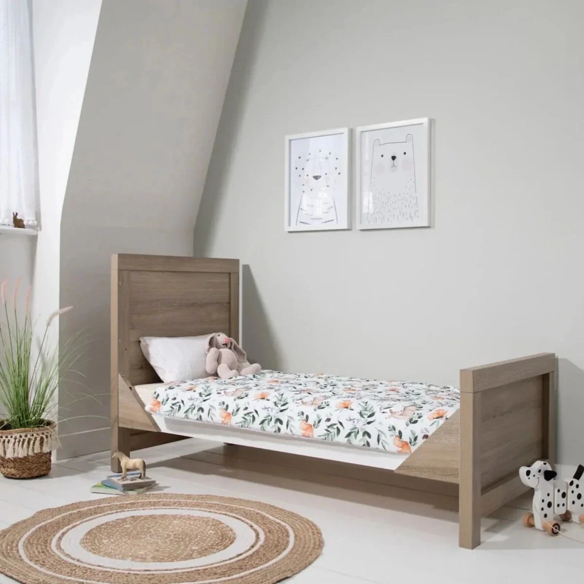 Tutti Bambini Modena 3 pcs Room Set - White/Oak - Image 6
