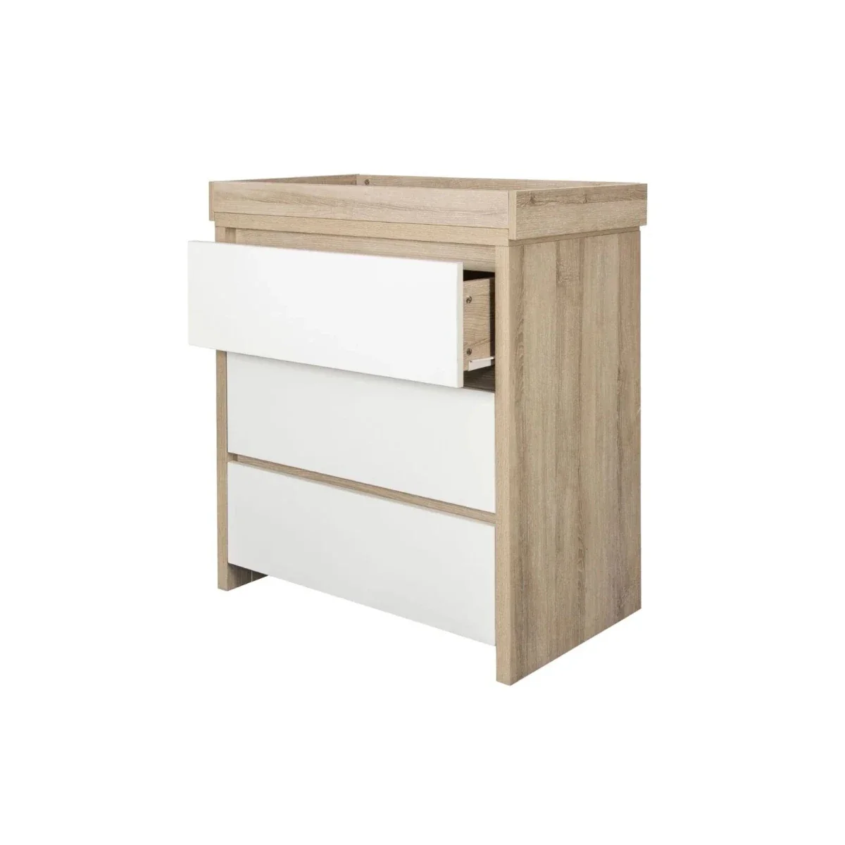 Tutti Bambini Modena Changing Unit - White/Oak - Image 4