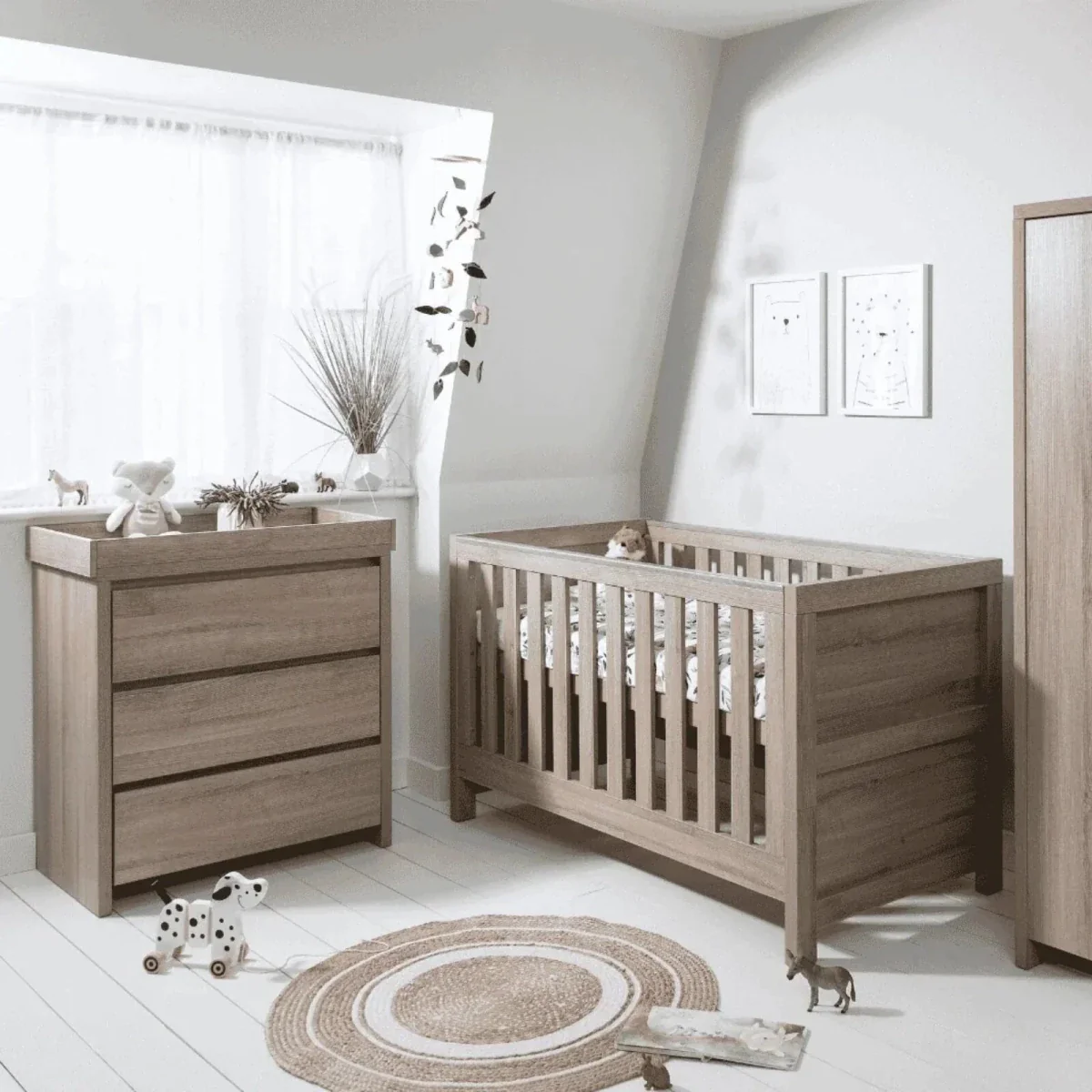 Tutti Bambini Modena Changing Unit - Oak - Image 8