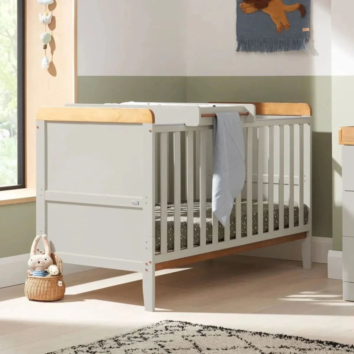 Tutti Bambini Rio 2 pcs Room Set - Dove Grey/Honey Oak - Image 3
