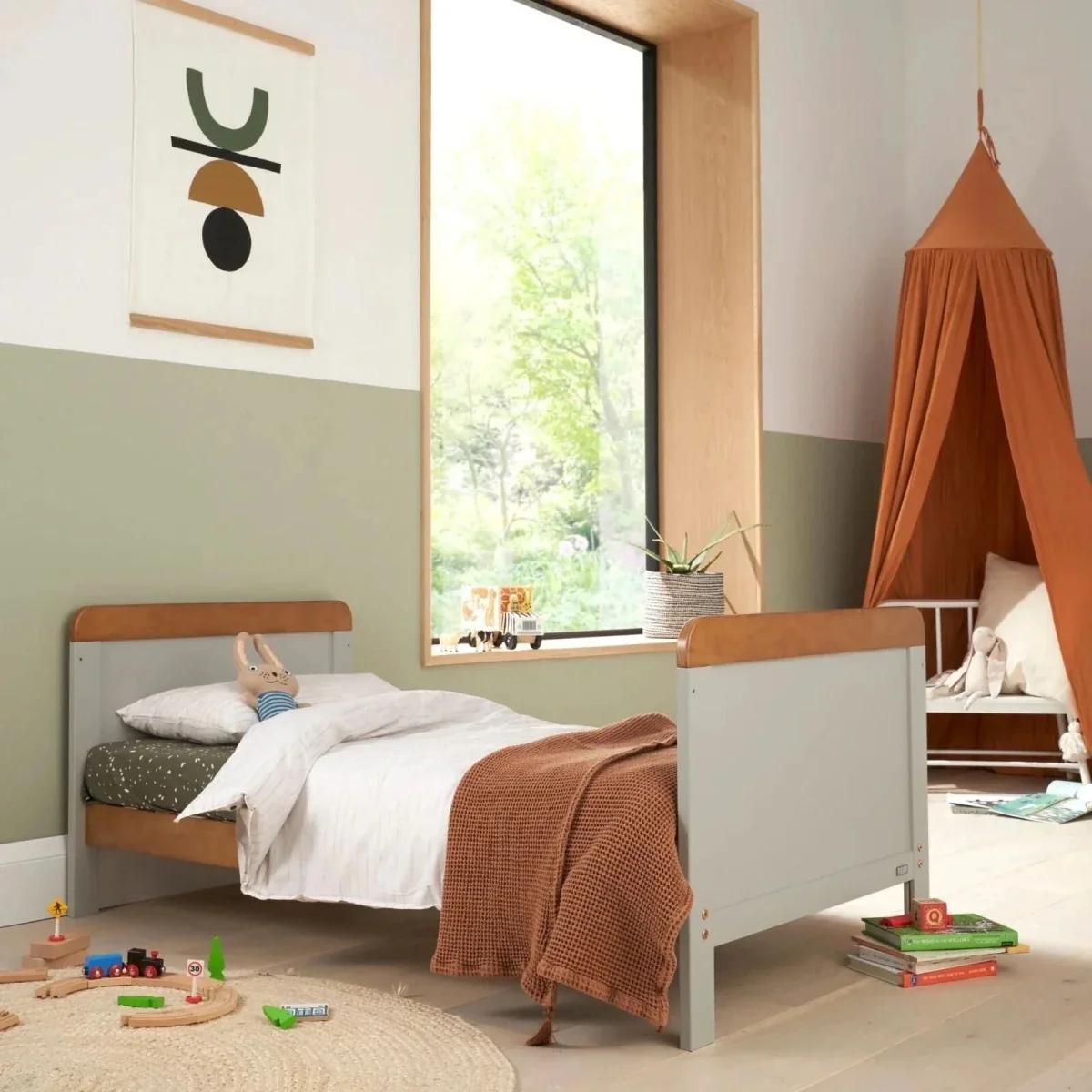 Tutti Bambini Rio 2 pcs Room Set - Dove Grey/Honey Oak - Image 4