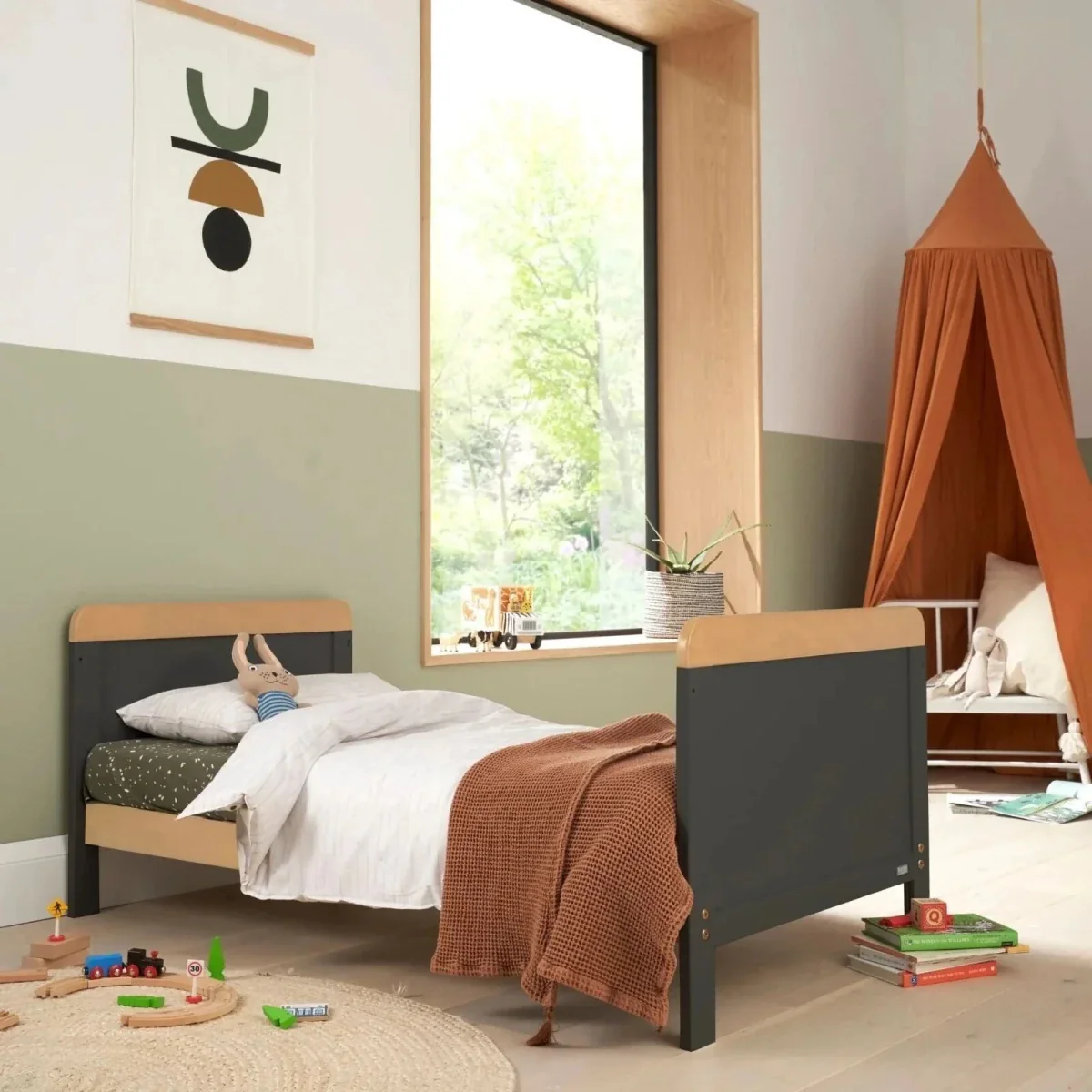Tutti Bambini Rio 3 pcs Room Set - Dove Grey/Honey Oak - Image 5