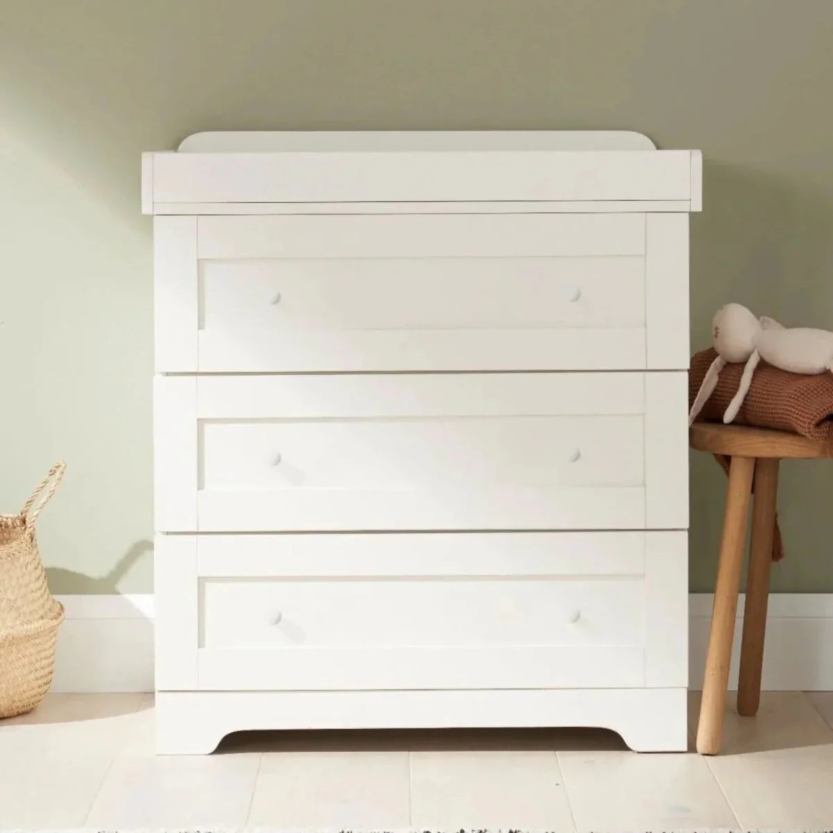 Tutti Bambini Rio 3 pcs Room Set - White - Image 5