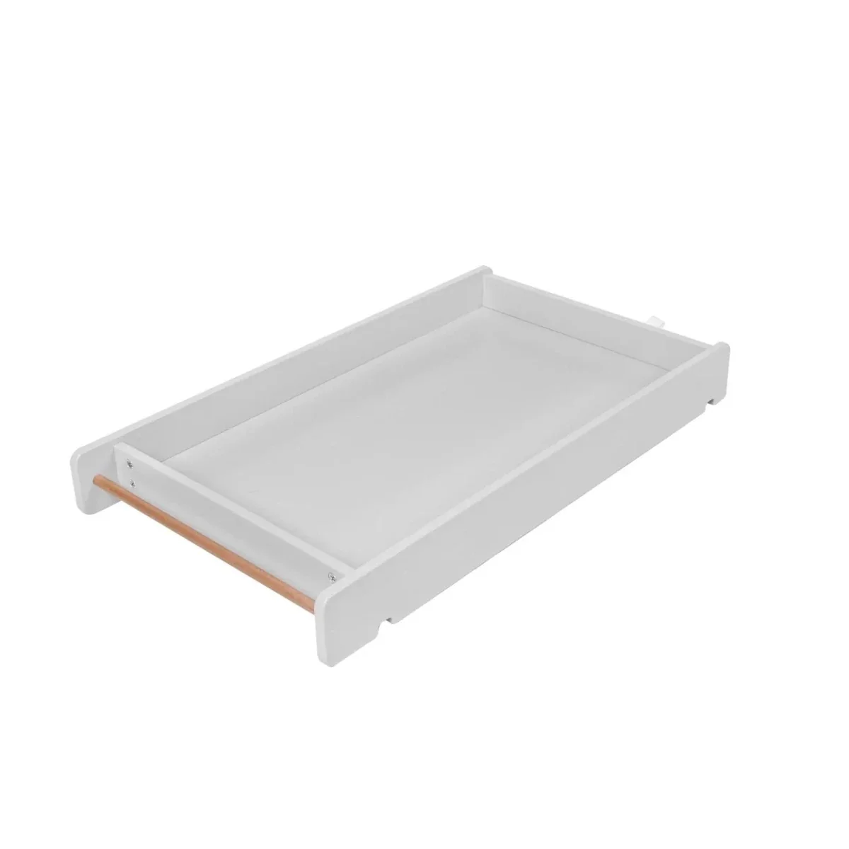 Tutti Bambini Rio Cot Bed with Cot Top Changer & Mattress - Dove Grey/Honey Oak - Image 7