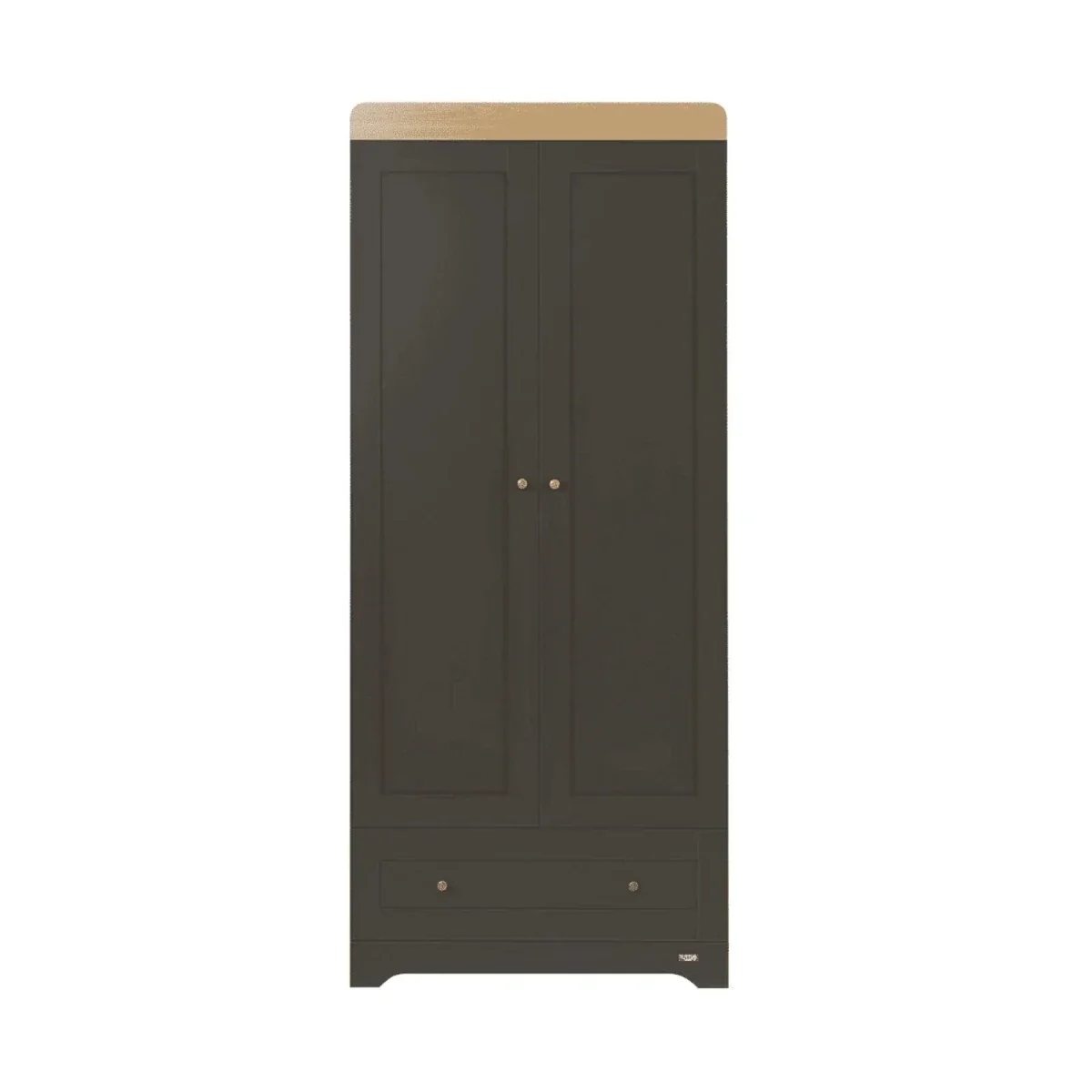 Tutti Bambini Rio Wardrobe - Slate/Honey Oak - Image 4