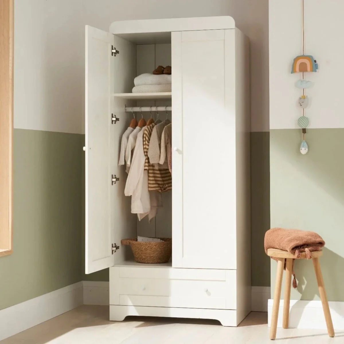 Tutti Bambini Rio Wardrobe - White - Image 6