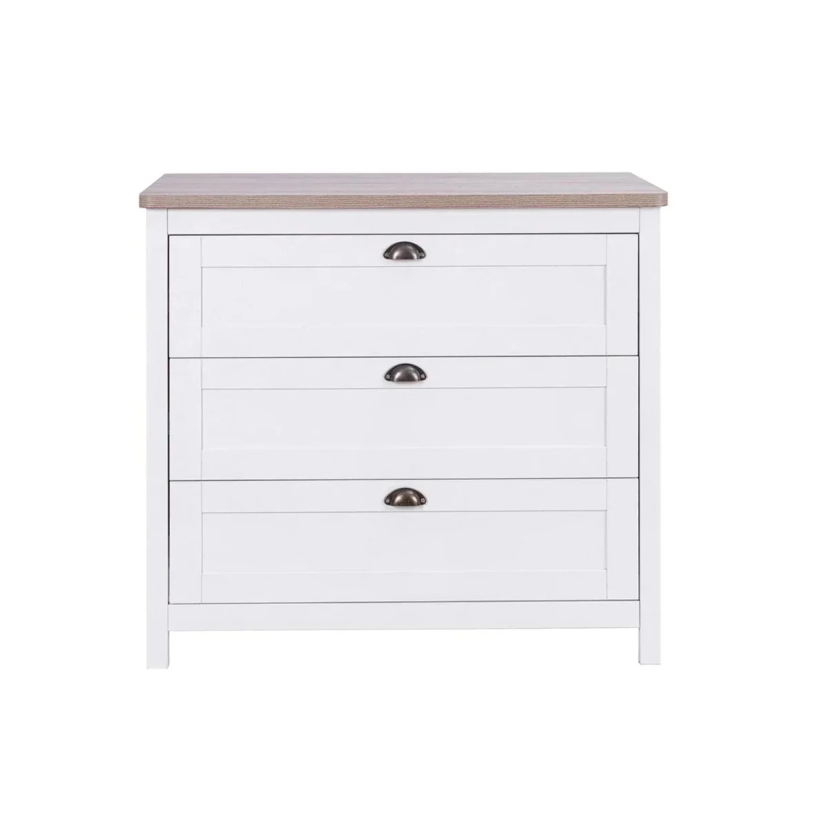 Tutti Bambini Verona 3 pcs Room Set - White/Oak - Image 15