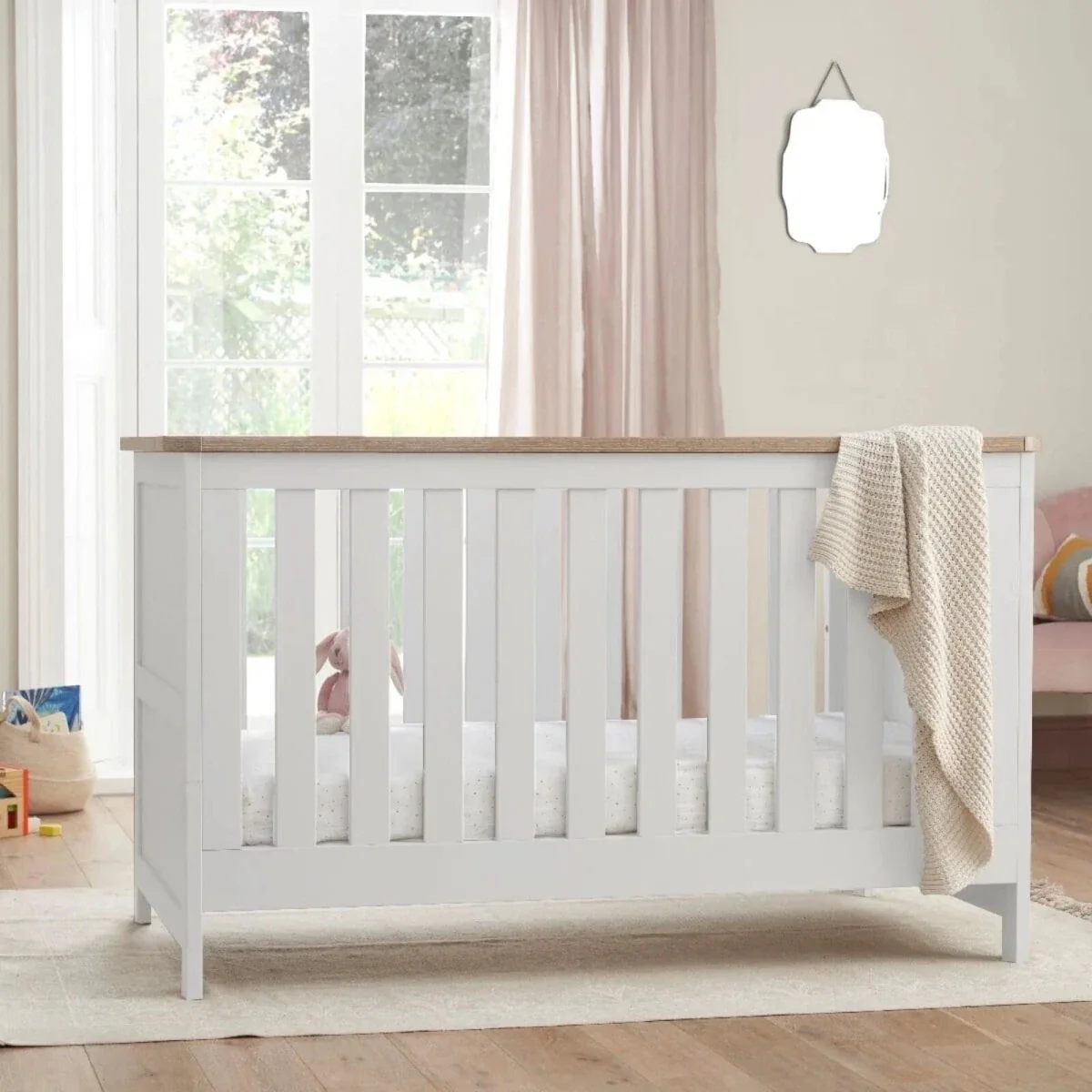Tutti Bambini Verona 3 pcs Room Set - White/Oak - Image 3