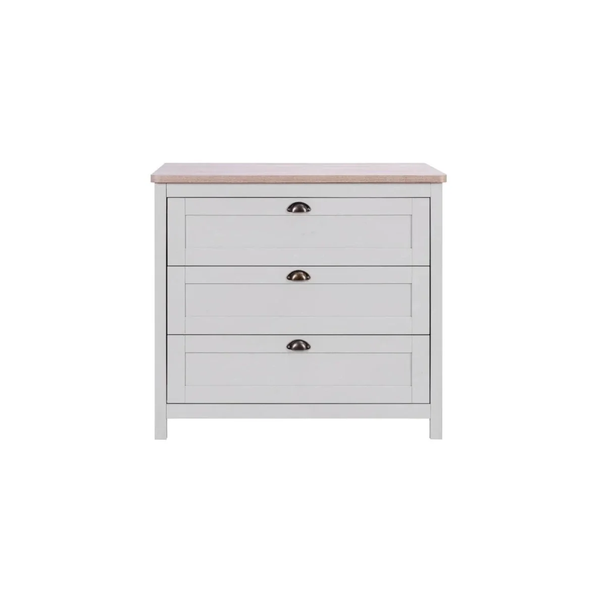 Tutti Bambini Verona Chest Changer - Dove Grey/Oak - Image 5