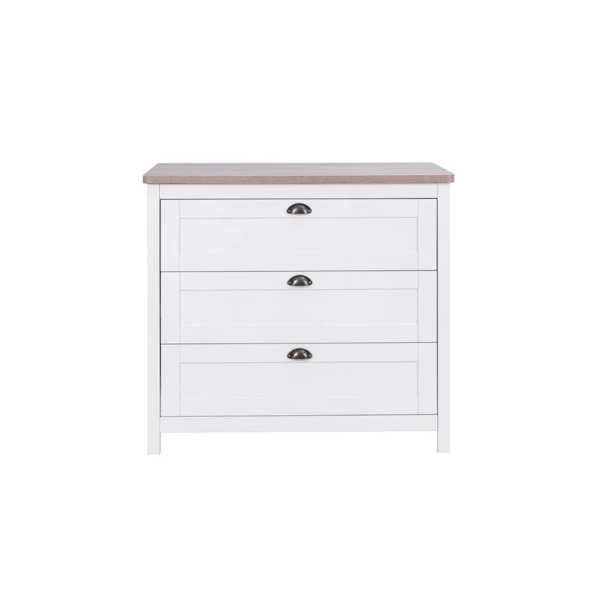 Tutti Bambini Verona Chest Changer - White/Oak - Image 5