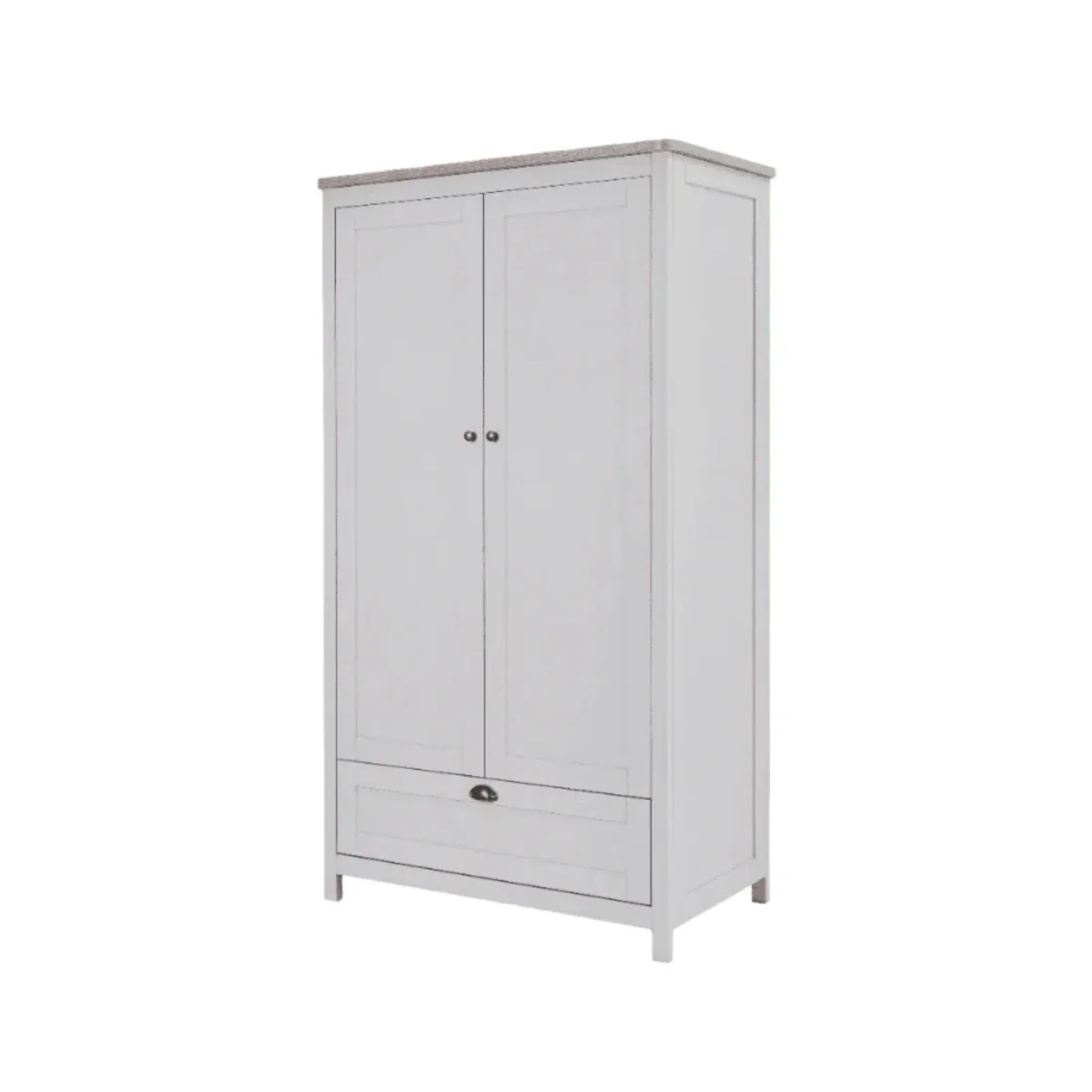 Tutti Bambini Verona Wardrobe - Dove Grey/Oak - Image 7