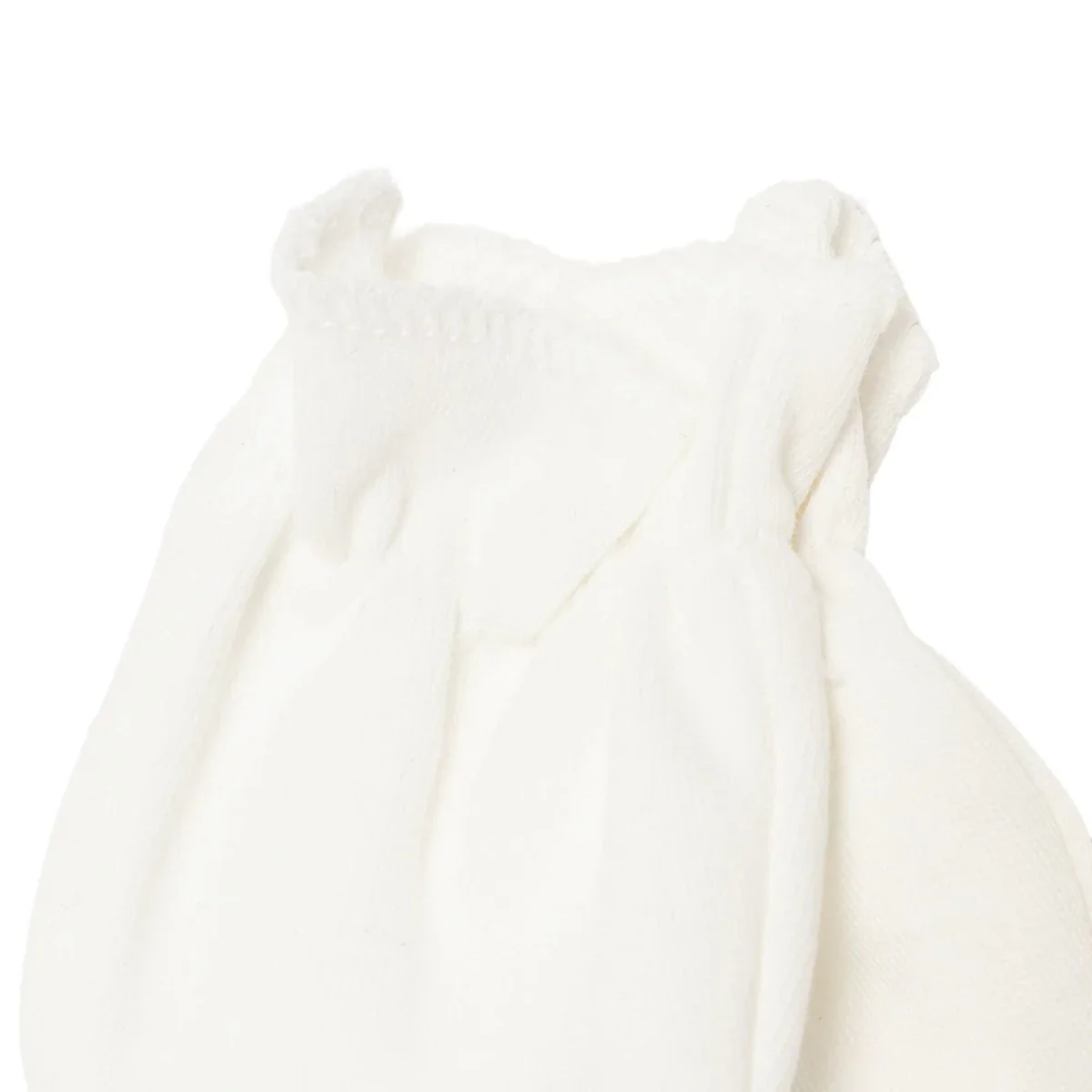 HelloBaby Unisex 100% Cotton Mittens - Ecru - Image 5