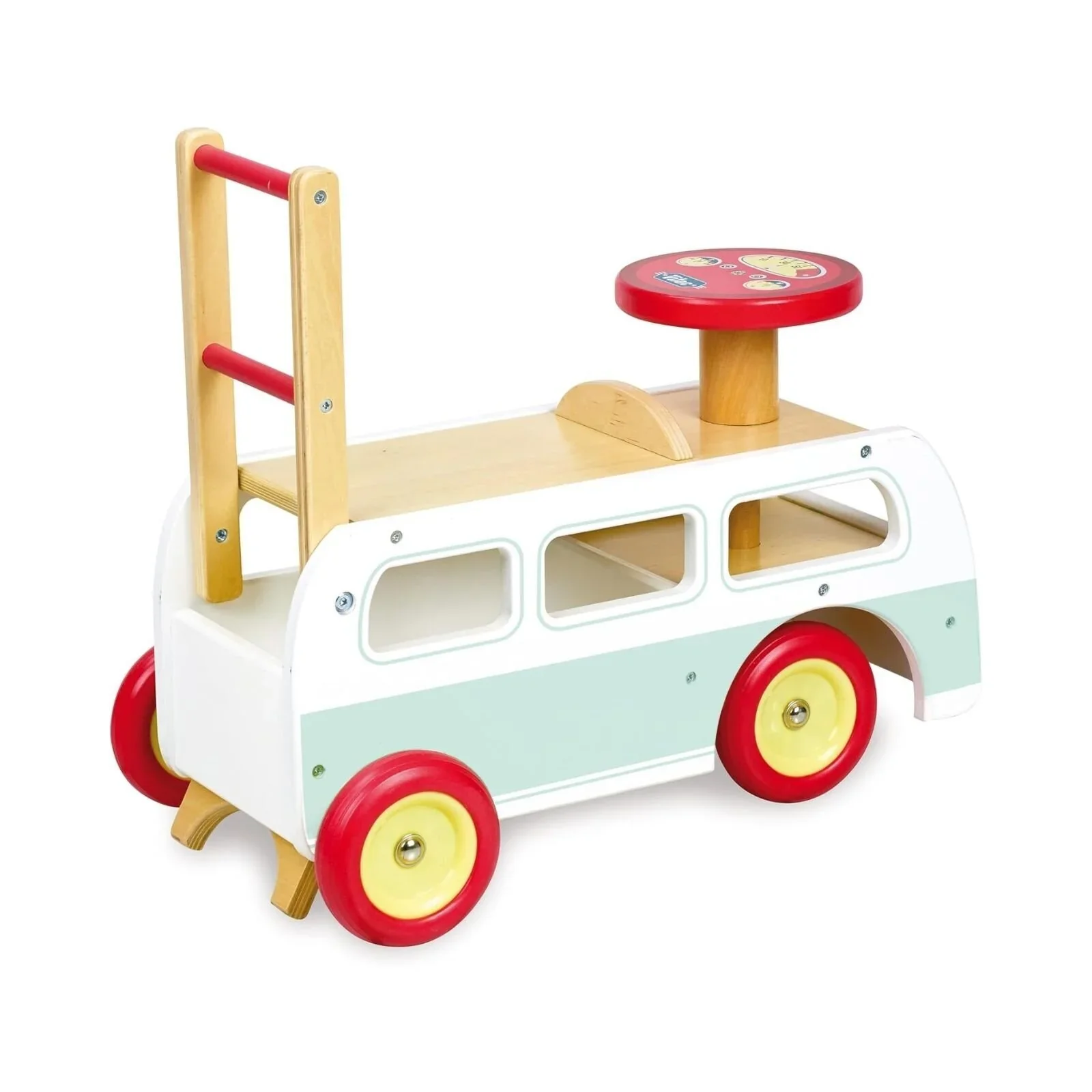 Vilac 2-in-1 Retro Wooden Camper Van - Image 3