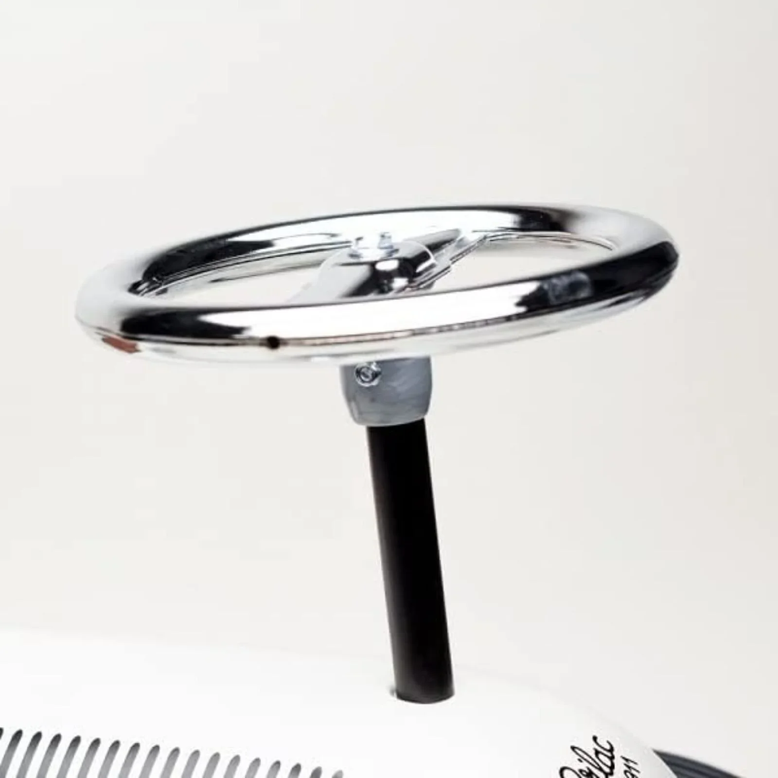 Vilac Ride On Metal Car Toy - Off White - Image 6