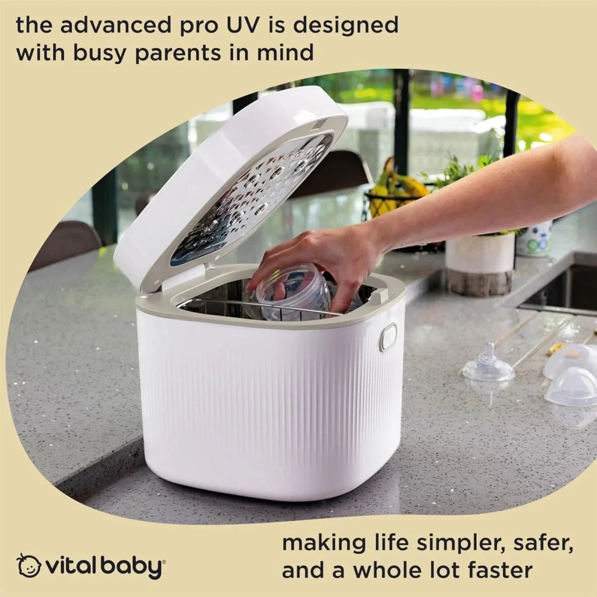 Vital Baby Advanced Pro UV Steriliser & Dryer (3rd Gen) - Smoky Blue - Image 7