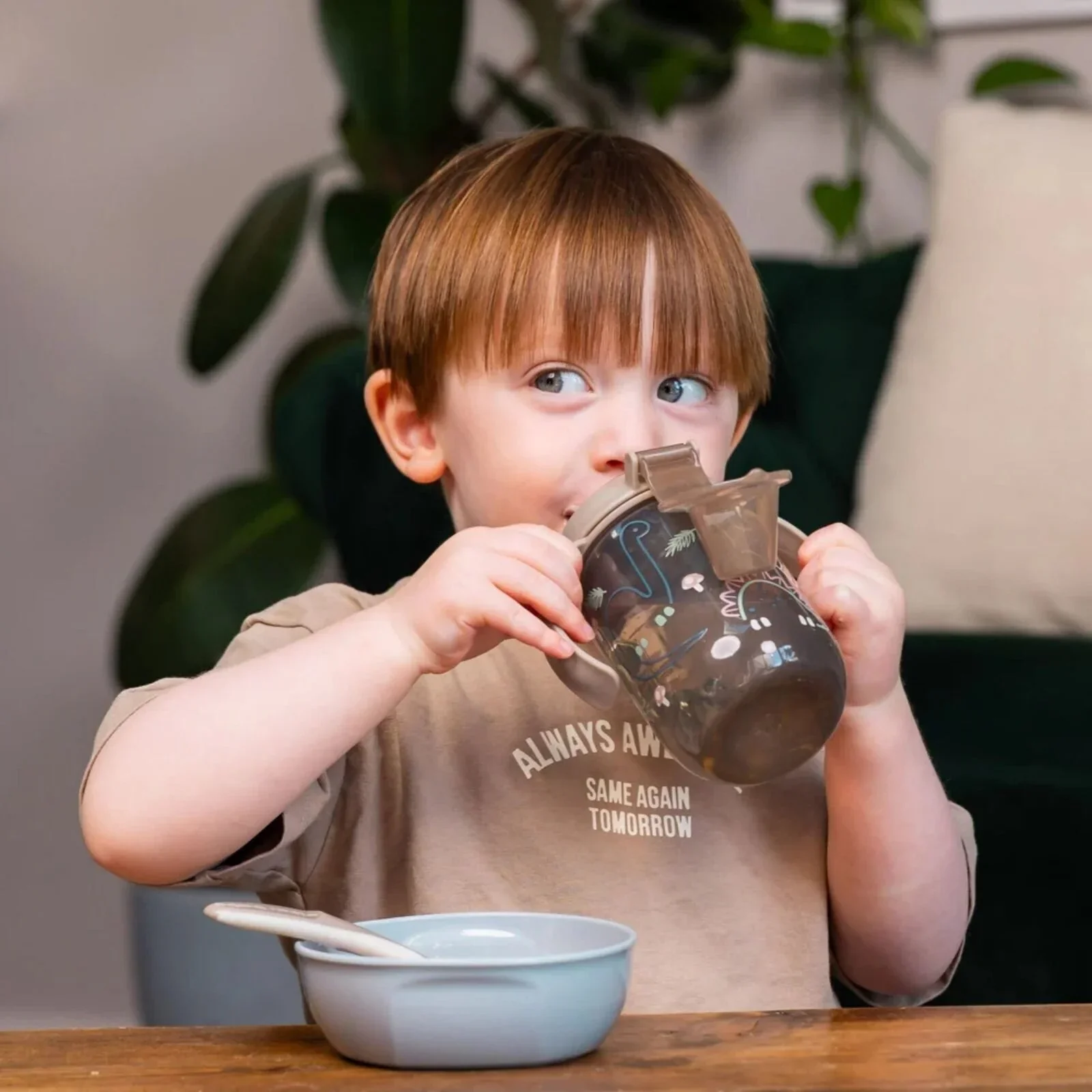 Vital Baby Hydrate Easy Sipper Cup 350ml - Natural Stone - Image 5