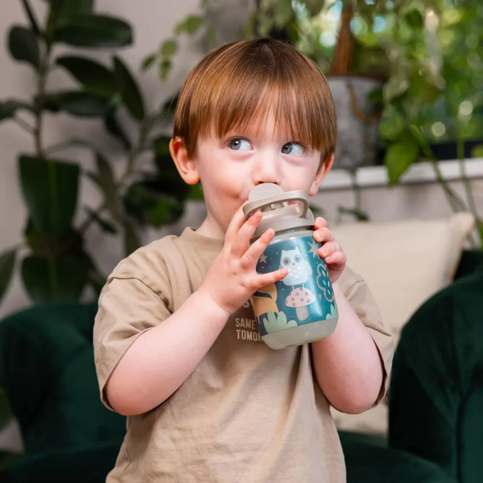 Vital Baby Hydrate Sippy Straw Cup 350ml - Woodland Glow - Image 6