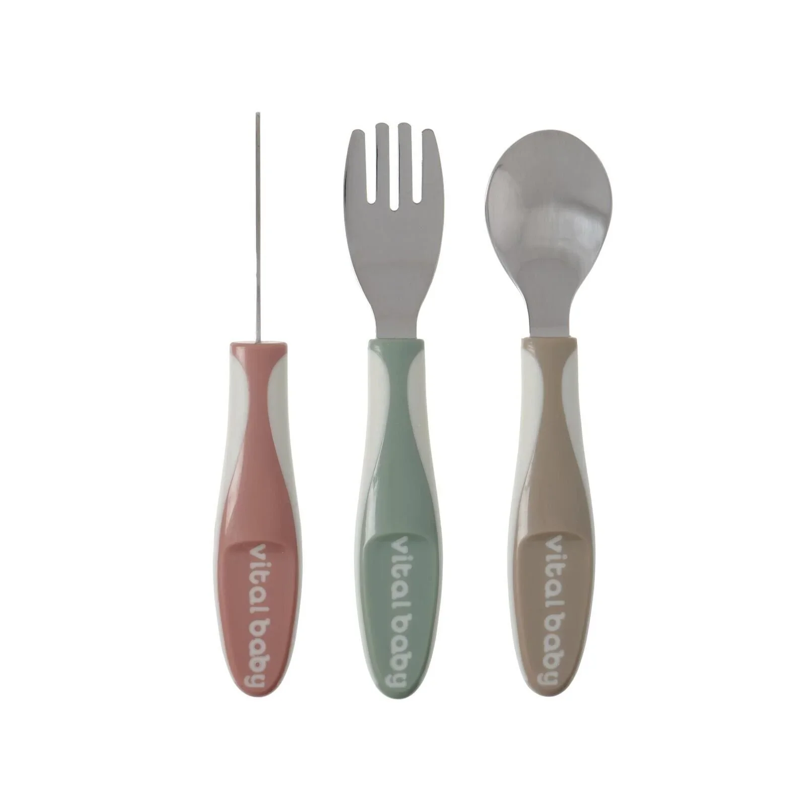 Vital Baby Nourish Big Kid Cutlery Pack of 3 - Natural - Image 5