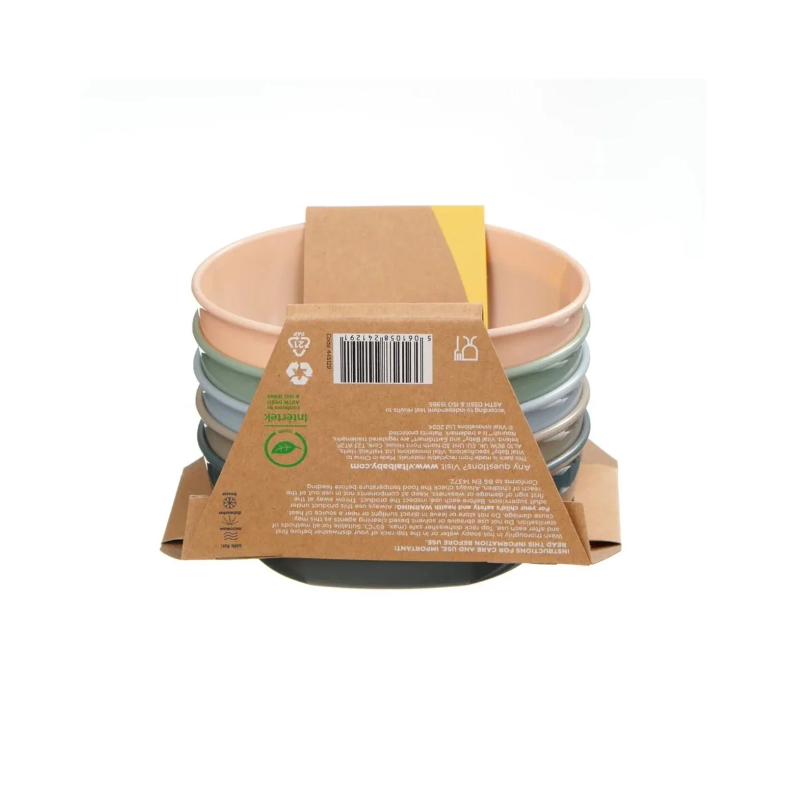 Vital Baby Nourish Perfectly Simple Bowl Pack of 5 - Image 9