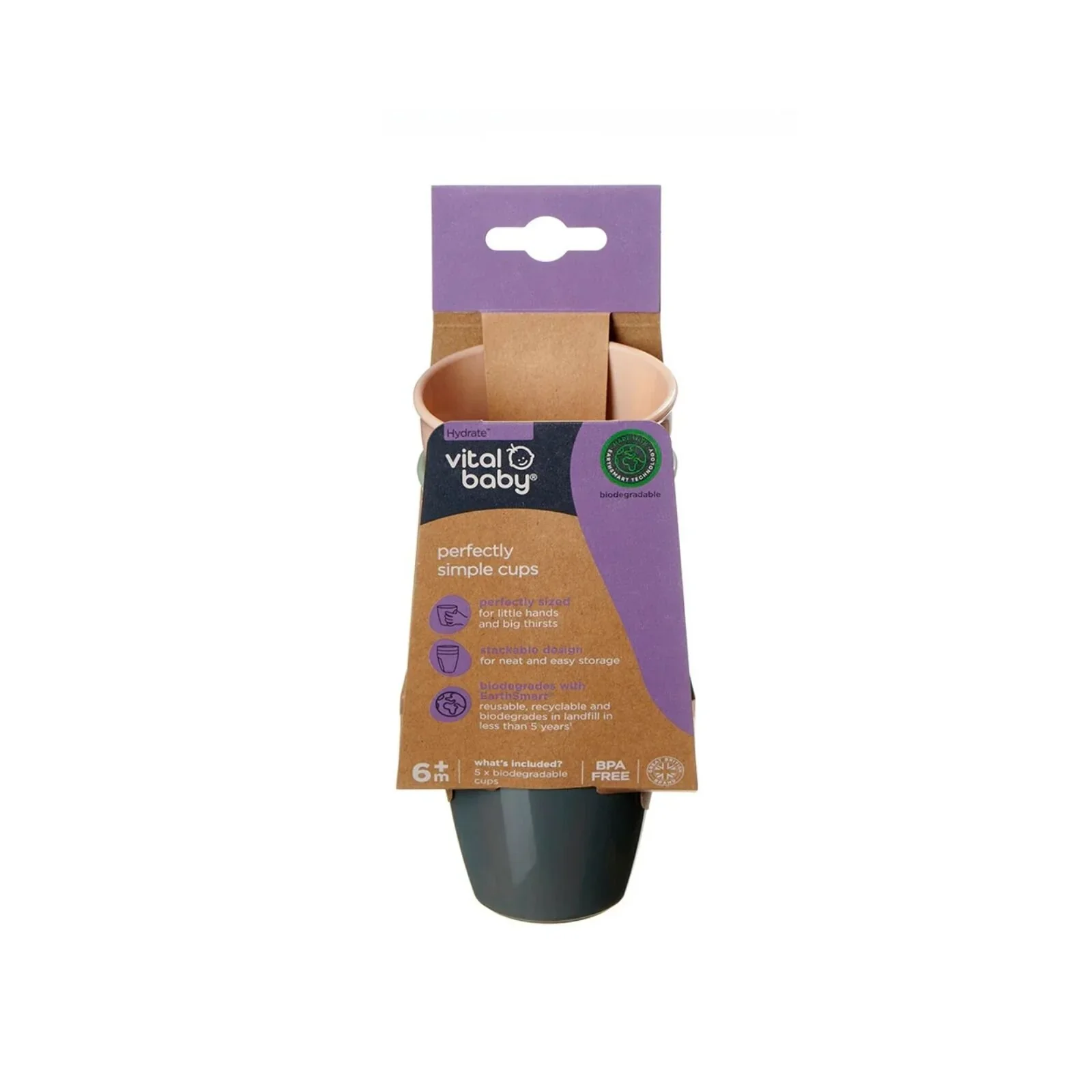 Vital Baby Nourish Perfectly Simple Cups Pack of 5 - Image 8